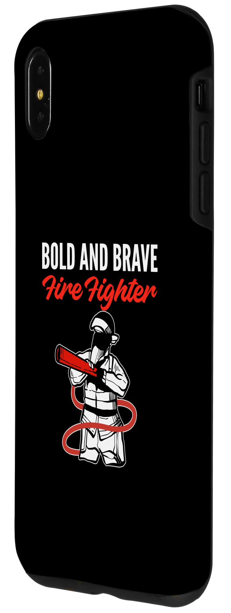 iPhone XS Max Case - Bold & Brave Fighter Design | Shockproof Protective Cover for Everyday Use & Outdoor Activities