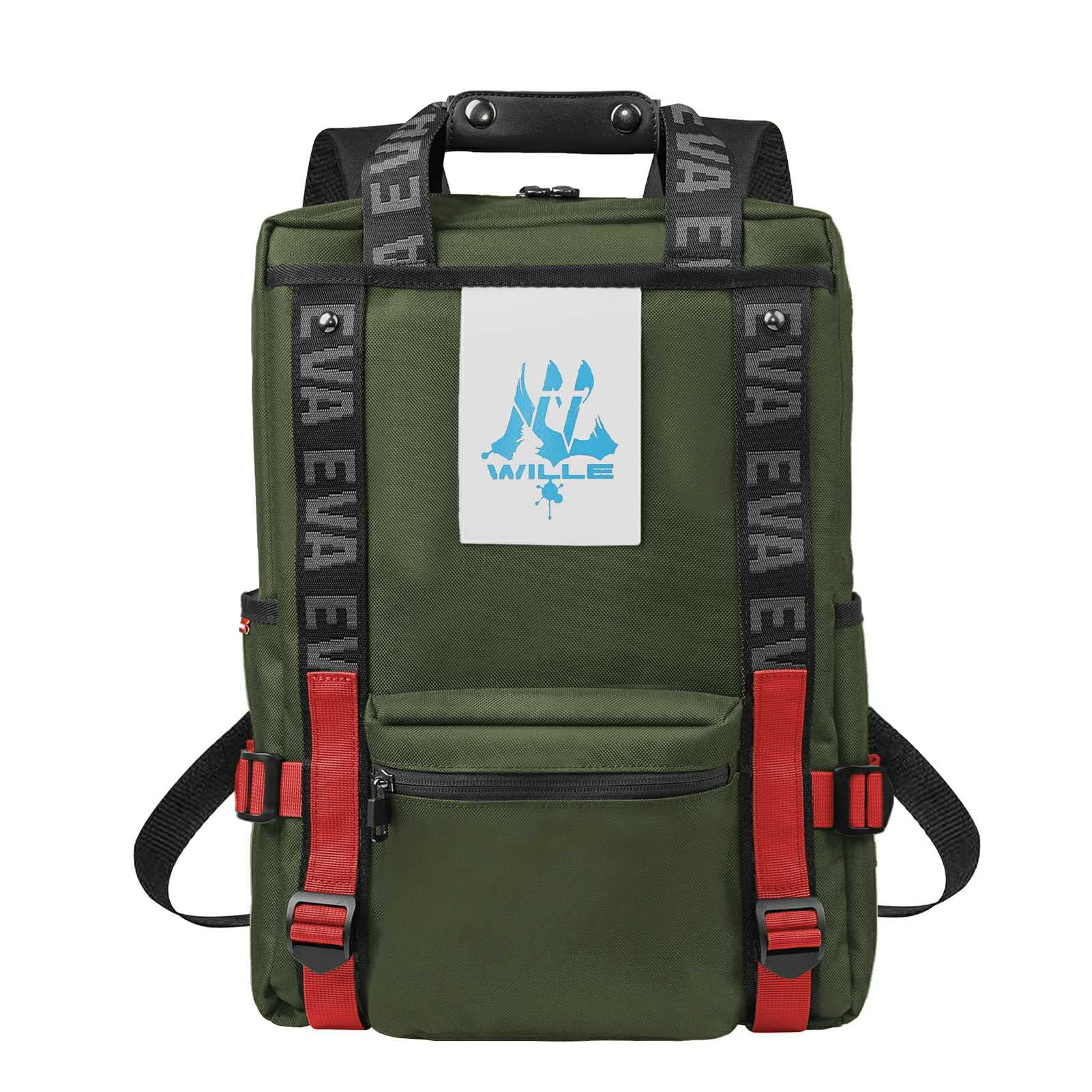 FIREFIRST Neon Genesis Evangelion Anime 15.6 Inch Laptop Backpack - Lightweight Travel Backpack for School, Work & Daily Commute - Durable Casual Backpack for Men & Women - Perfect for College, Office & Outdoor Adventures