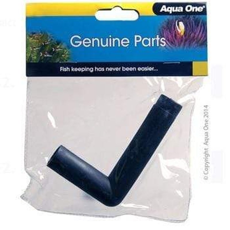 Aqua One Elbow and Adapter for AquaStyle 126, 380 & AquaMode 600 (Model 10933) - Perfect for Aquarium Pipe Connections and Water Filtration Systems