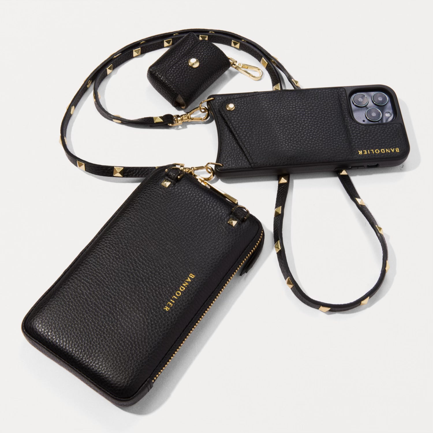 Sarah Classic Set - Elegant Black & Gold Jewelry for Women | Perfect for Parties, Weddings & Special Occasions