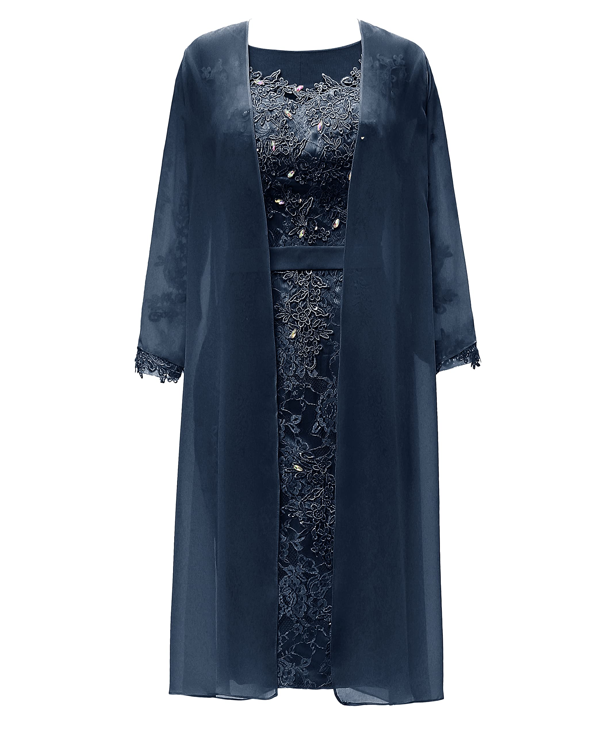 Elegant Lace Mother of The Bride Dress with Jacket - Formal Wedding Guest Gown for Women | Perfect for Evening Weddings, Receptions & Special Occasions
