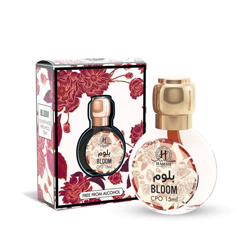 Bloom CPO 15ml Attar by Hamidi | Premium Concentrated Perfume Oil for Men & Women | Alcohol-Free Arabic Fragrance | Long-Lasting Scent | Perfect for Daily Wear, Special Occasions & Gift Giving