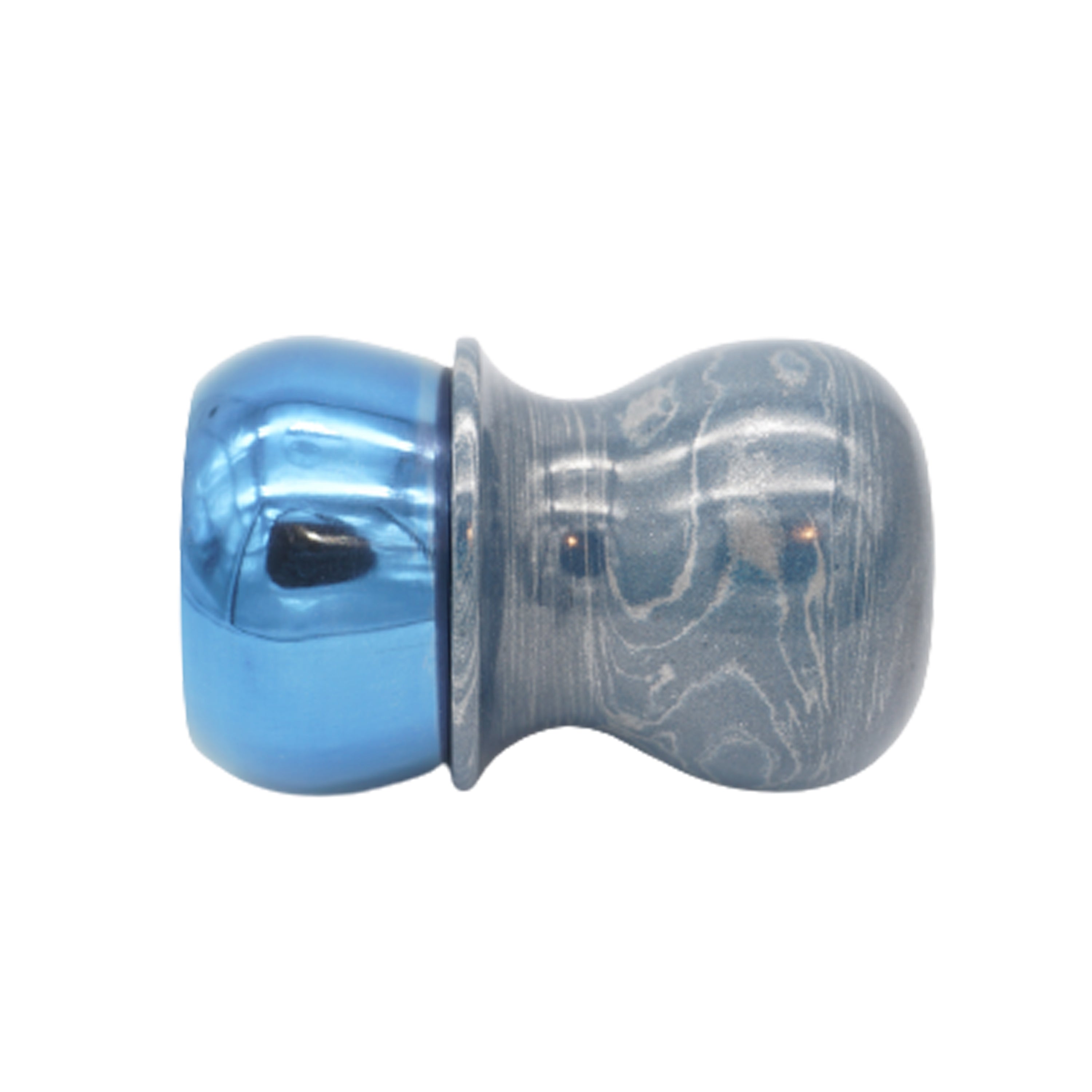 Premium Blue Bronze & Aluminum Handcrafted Shaving Brush Handle - Fits 28mm & 30mm Knots - Perfect for Wet Shaving & Grooming Gifts for Men