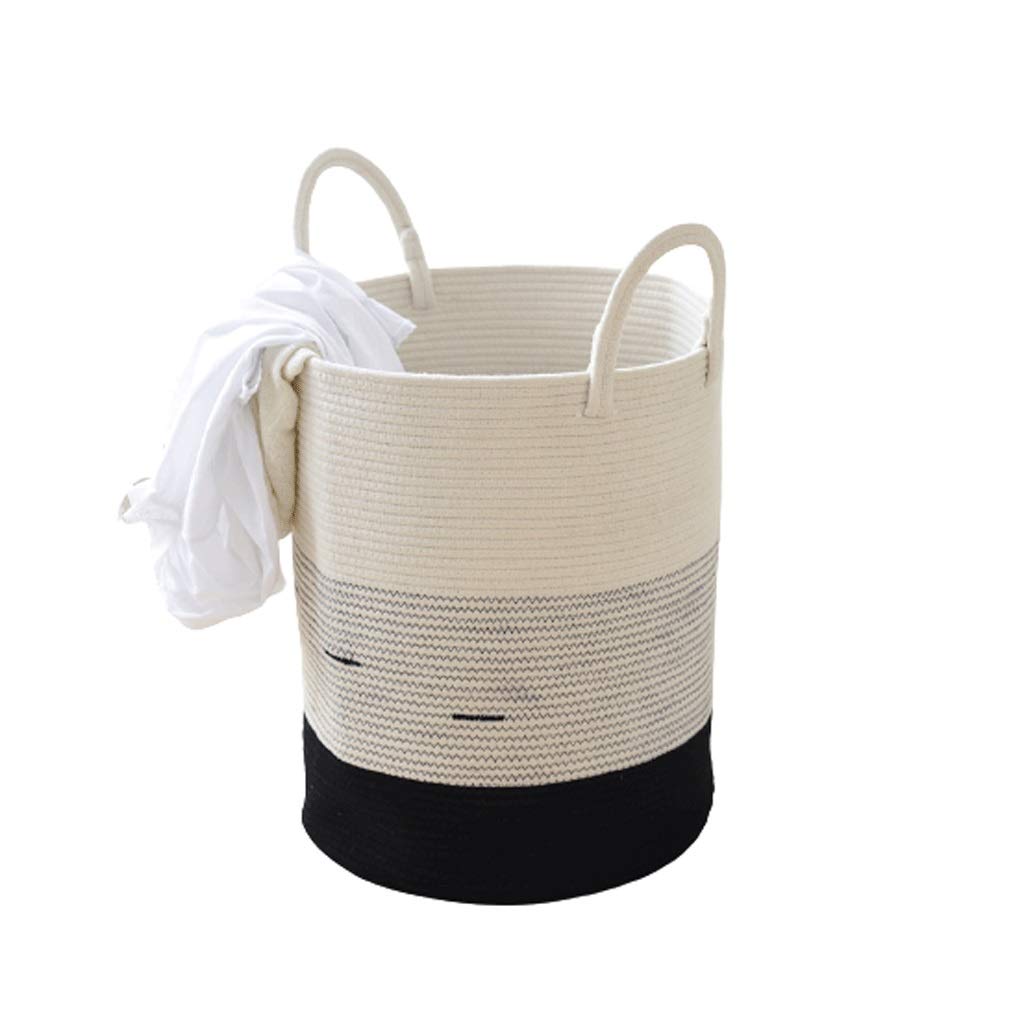 YXDO Foldable Storage Baskets 3-Pack - Thickened Large Fabric Bins with Handles for Closet Organization | Perfect for Clothes, Toys, Blankets & Home Storage (White, Cylindrical) - Space-Saving Home & Office Storage Solution