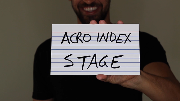 Acro Index Dry Erase Large 5x8 Whiteboard - Magic Tricks & Online Tutorials Included - Perfect for Magicians, Teachers, and Office Meetings