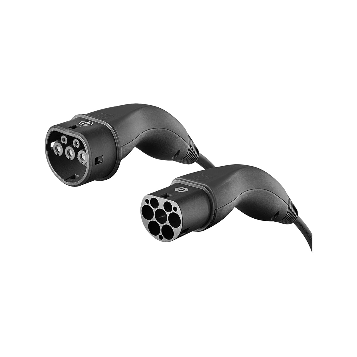 LAPP EV Helix Type 2 Charging Cable (7.4kW 32A 5m) for Tesla, Nissan Leaf, BMW i3 - Fast Home & Public Station Charging for Hybrid and Electric Vehicles - Black