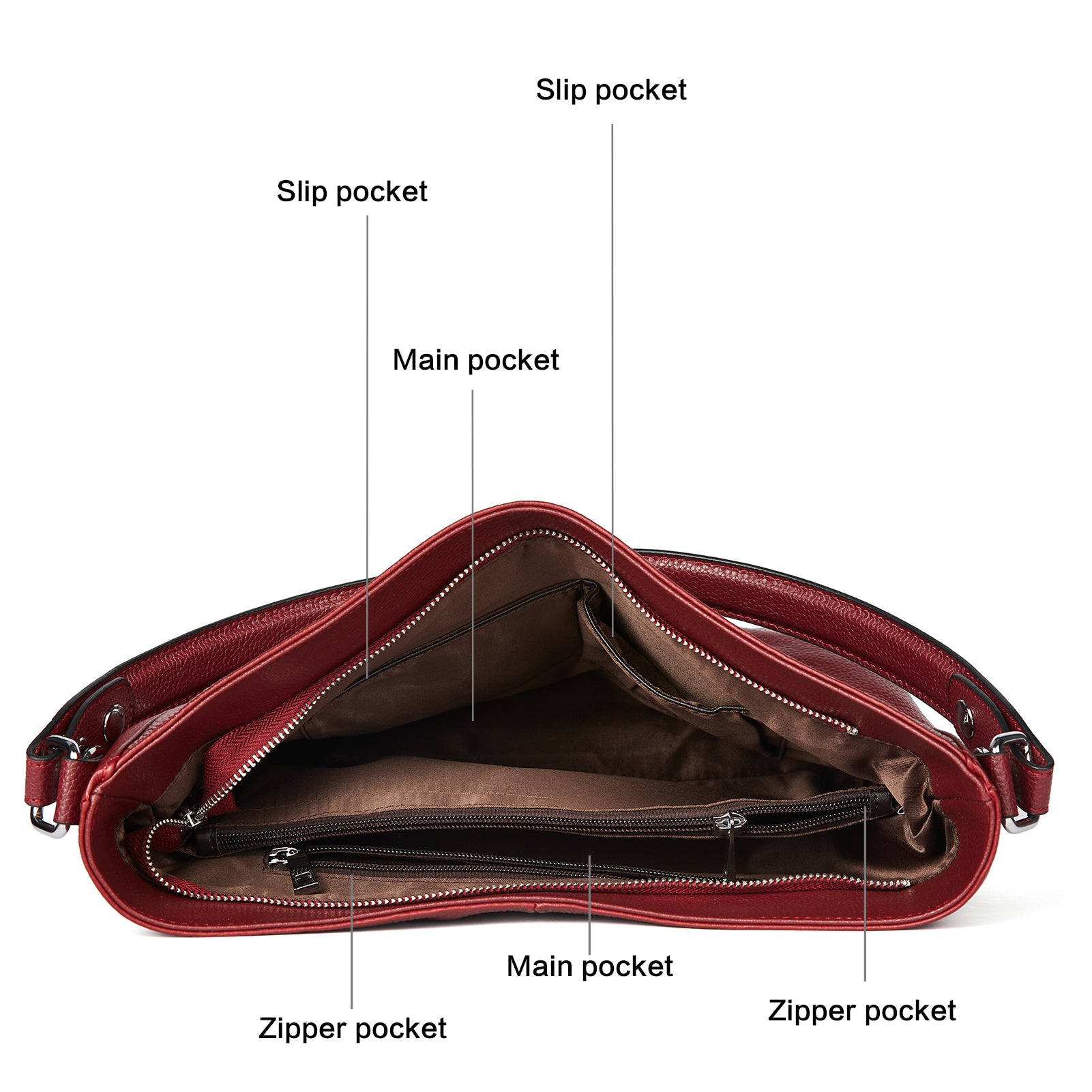 Kweli Premium Genuine Leather Shoulder Tote Bag - Handcrafted Luxury Purse for Women with Exquisite Detailing | Perfect for Work, Travel & Everyday Use
