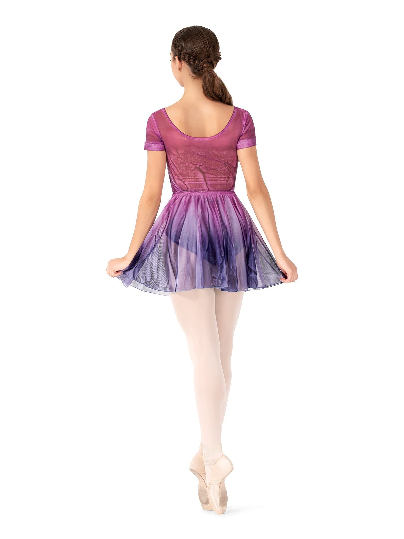 Hand Painted Watercolor Ballet Skirt for Girls - Dance & Play Wear