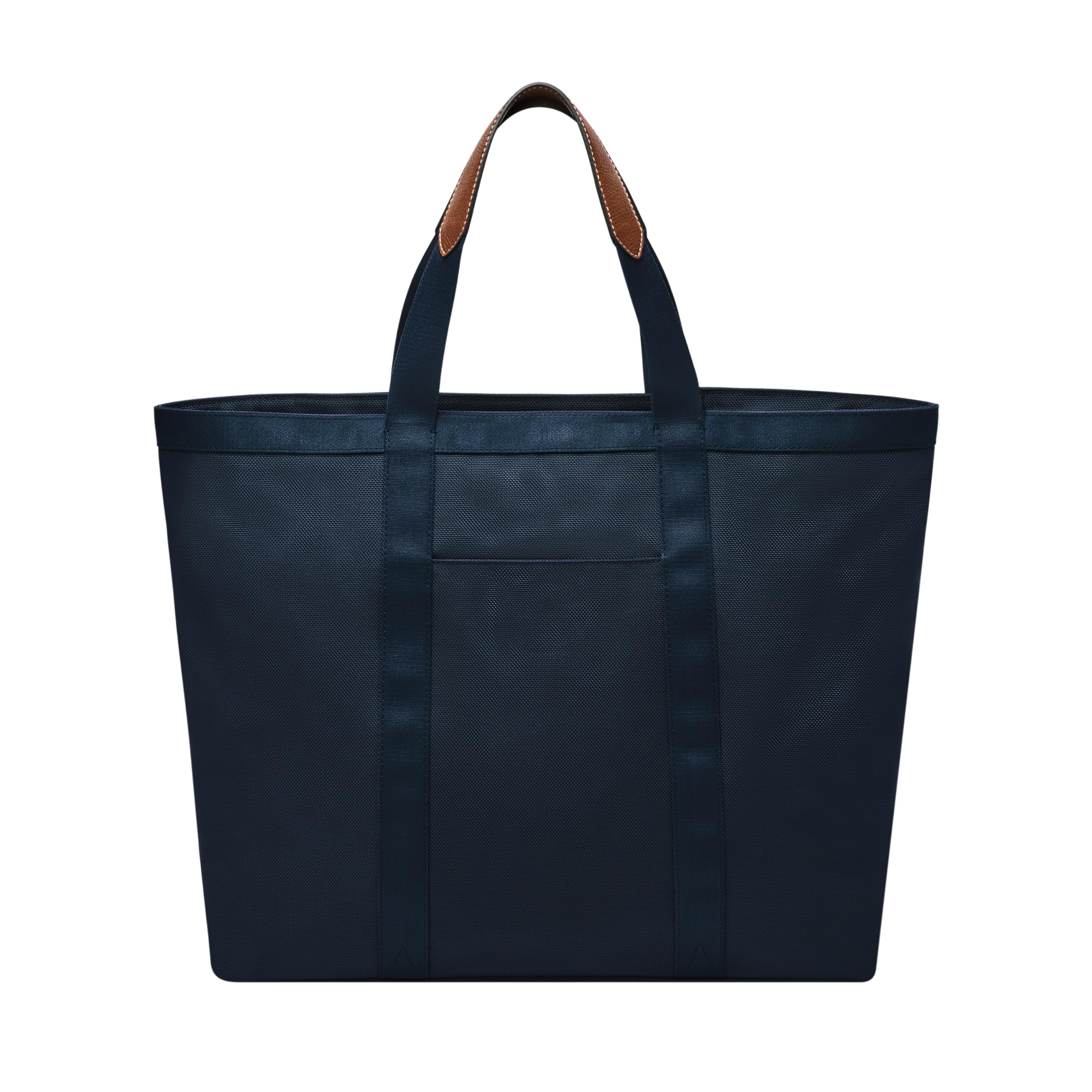 Fossil Hayes Navy Leather Tote Bag for Women - Stylish & Spacious Handbag for Work, Travel & Everyday Use