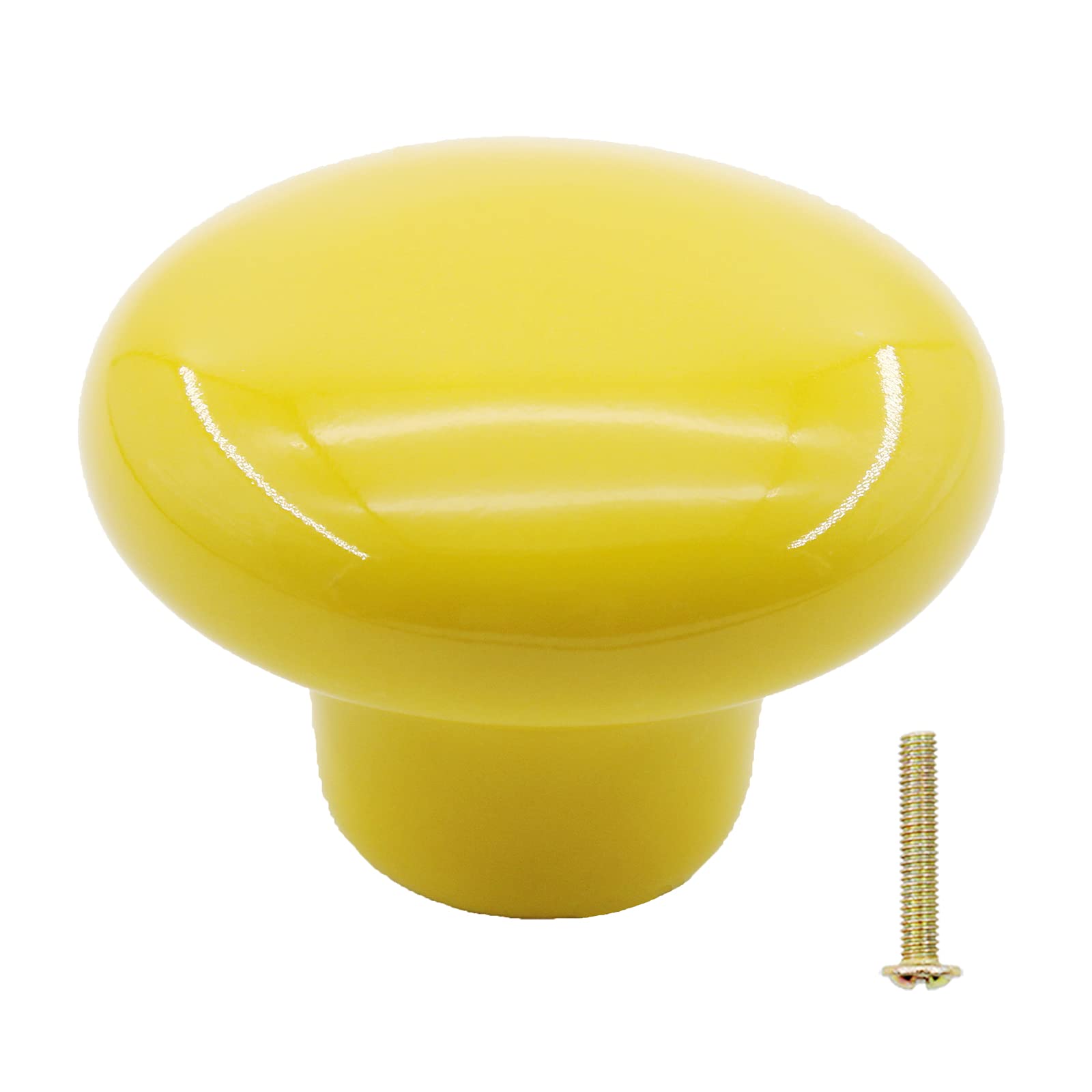 6 Pack Ceramic Cabinet Knobs - Unique Handmade Decorative Drawer Pulls for Kitchen, Dresser, Wardrobe & Bathroom | Round Knobs for Home Improvement & Office Desk Organization | Durable & Stylish Hardware for DIY Furniture Upgrade