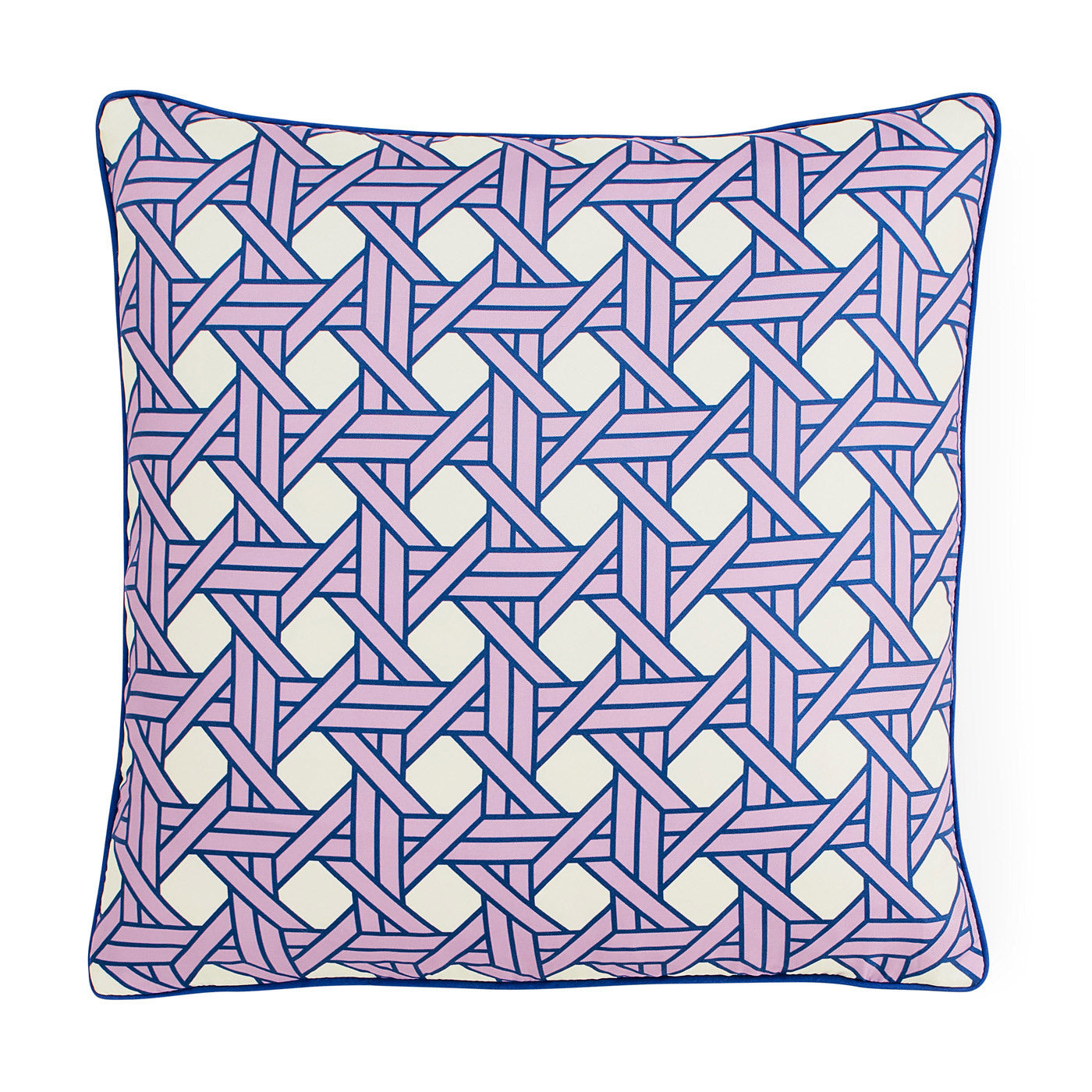 Lavender Scented Basketweave Pillow - Relaxing Aromatherapy for Better Sleep & Stress Relief - Perfect for Bedroom, Yoga, and Meditation
