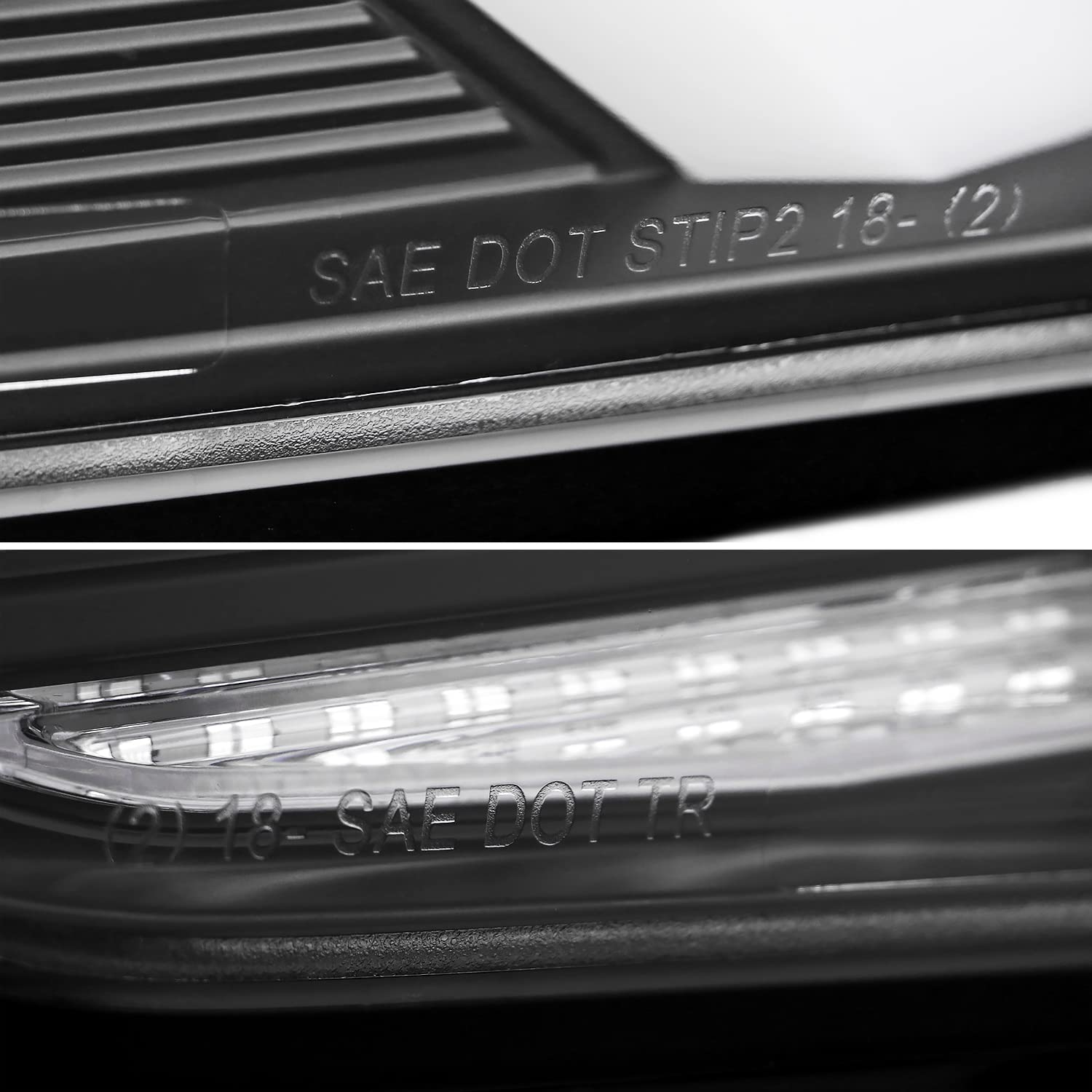 Spec-D Tuning Black LED Sequential Tail Lights for 2019-2023 Toyota RAV4 - Left & Right Pair Assembly - Enhanced Visibility & Style for Night Driving & Custom Car Upgrades