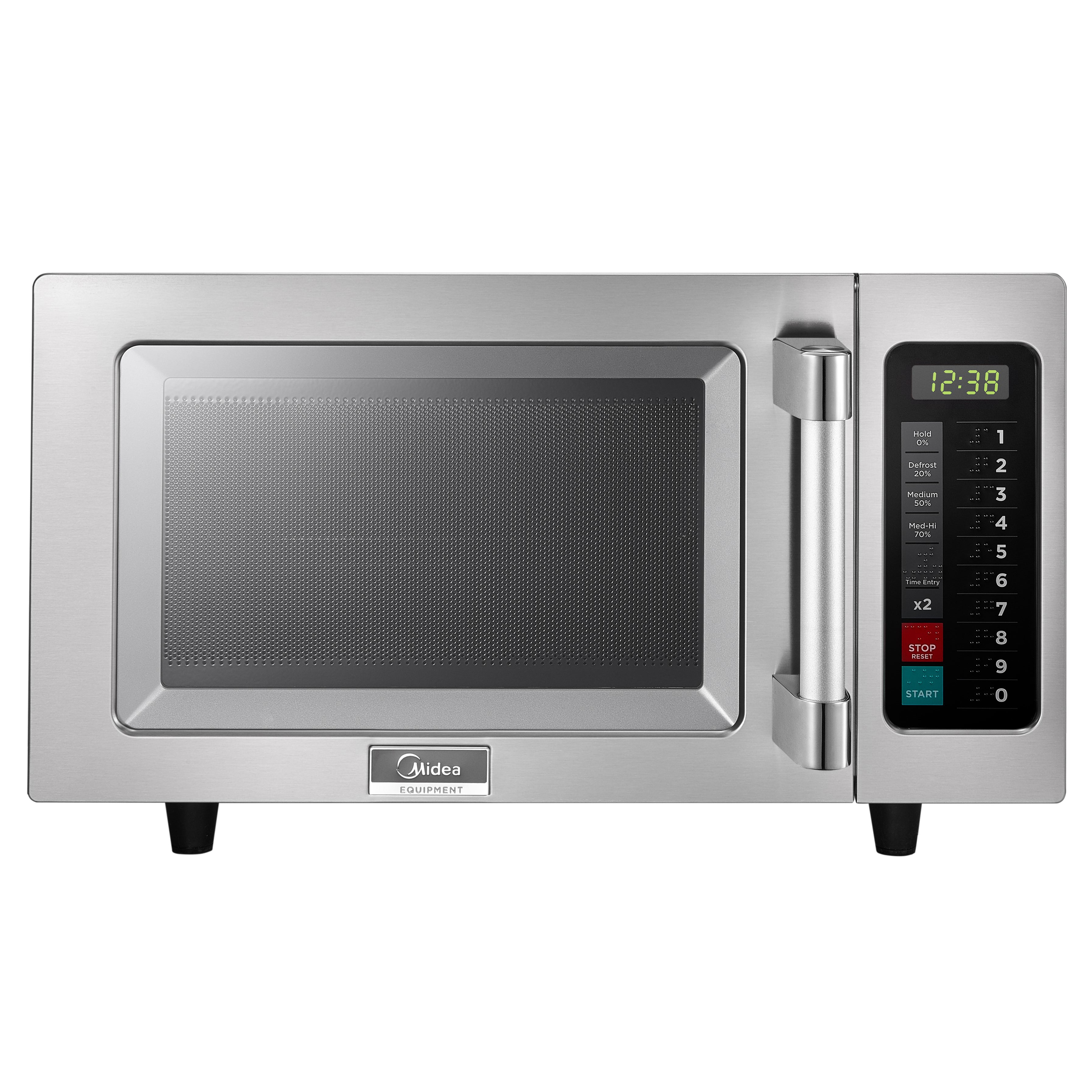Midea 0.9 Cu Ft Countertop Microwave Oven - 1000W with Touch Controls - Perfect for Small Kitchens, Dorms & Office Break Rooms