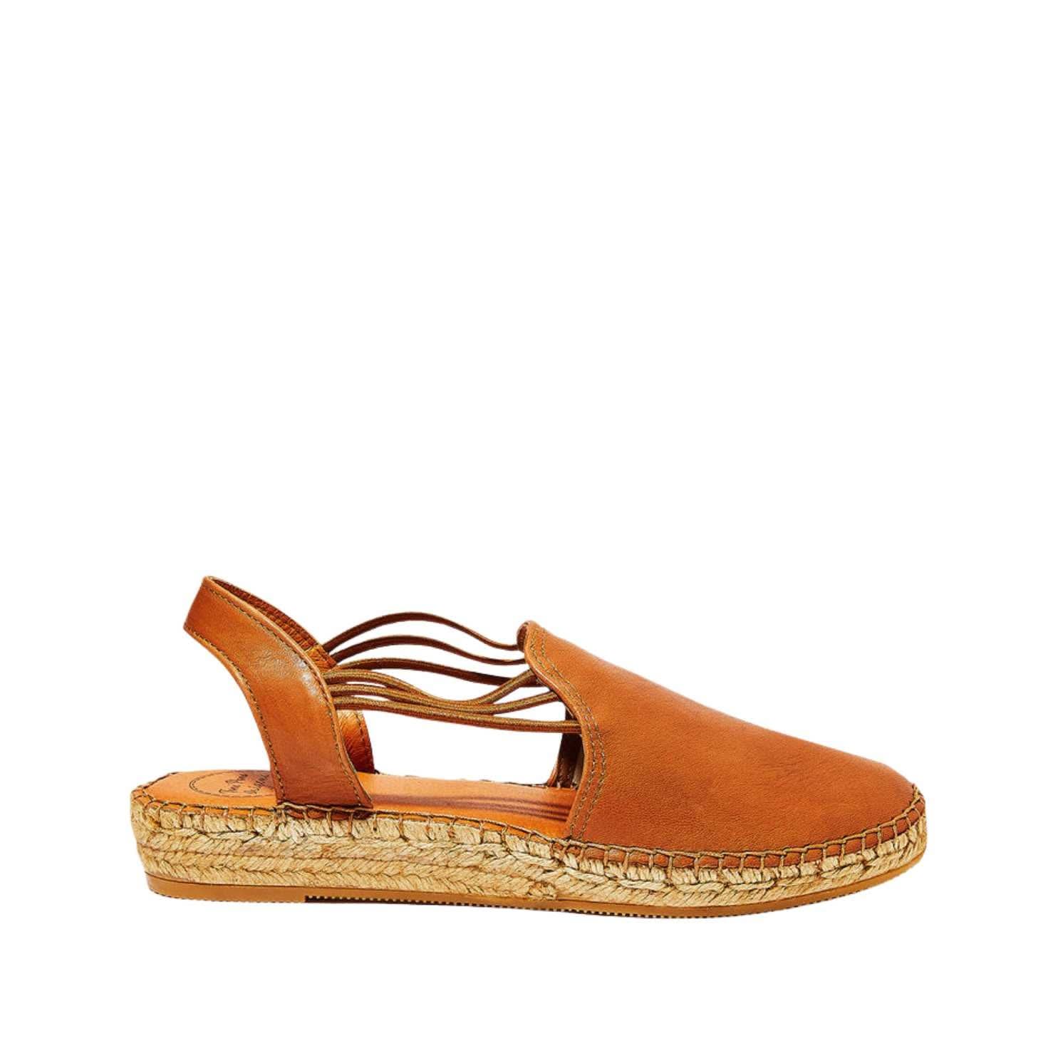 Noelia Women's Metallic Leather Wedge Espadrille Sandals - Stylish Summer Wedge Shoes for Beach, Party & Casual Outfits