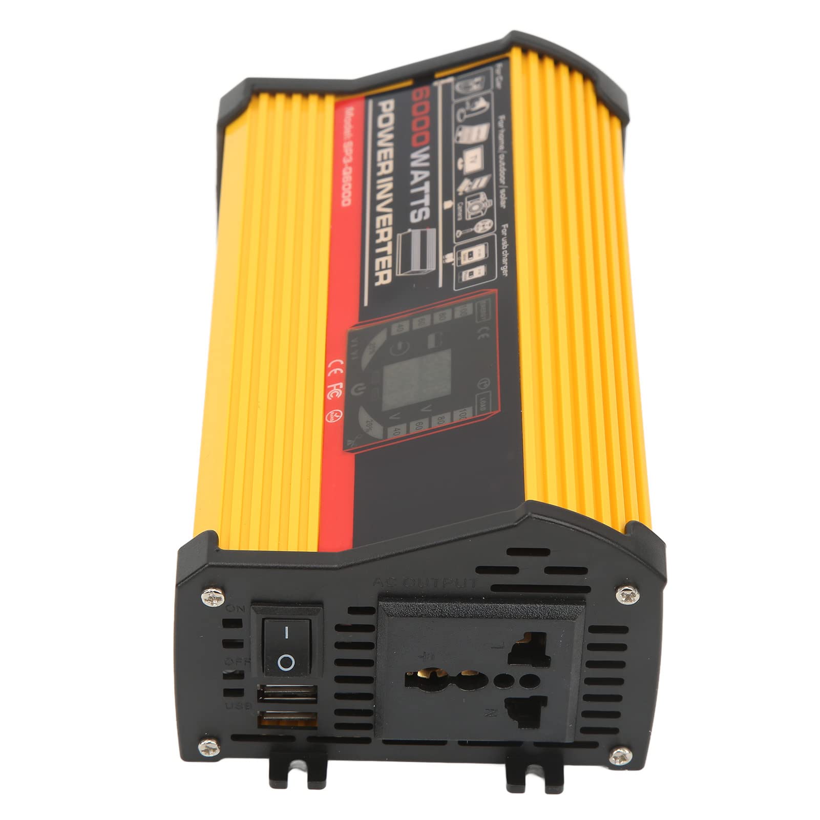 EXCLUZO 500W Solar Panel Kit with Modified Wave Inverter - 12V to 220V High Efficiency Solar Power System, Anti-Corrosion & Energy Saving for Camping, RV, Off-Grid Living & Emergency Power Backup