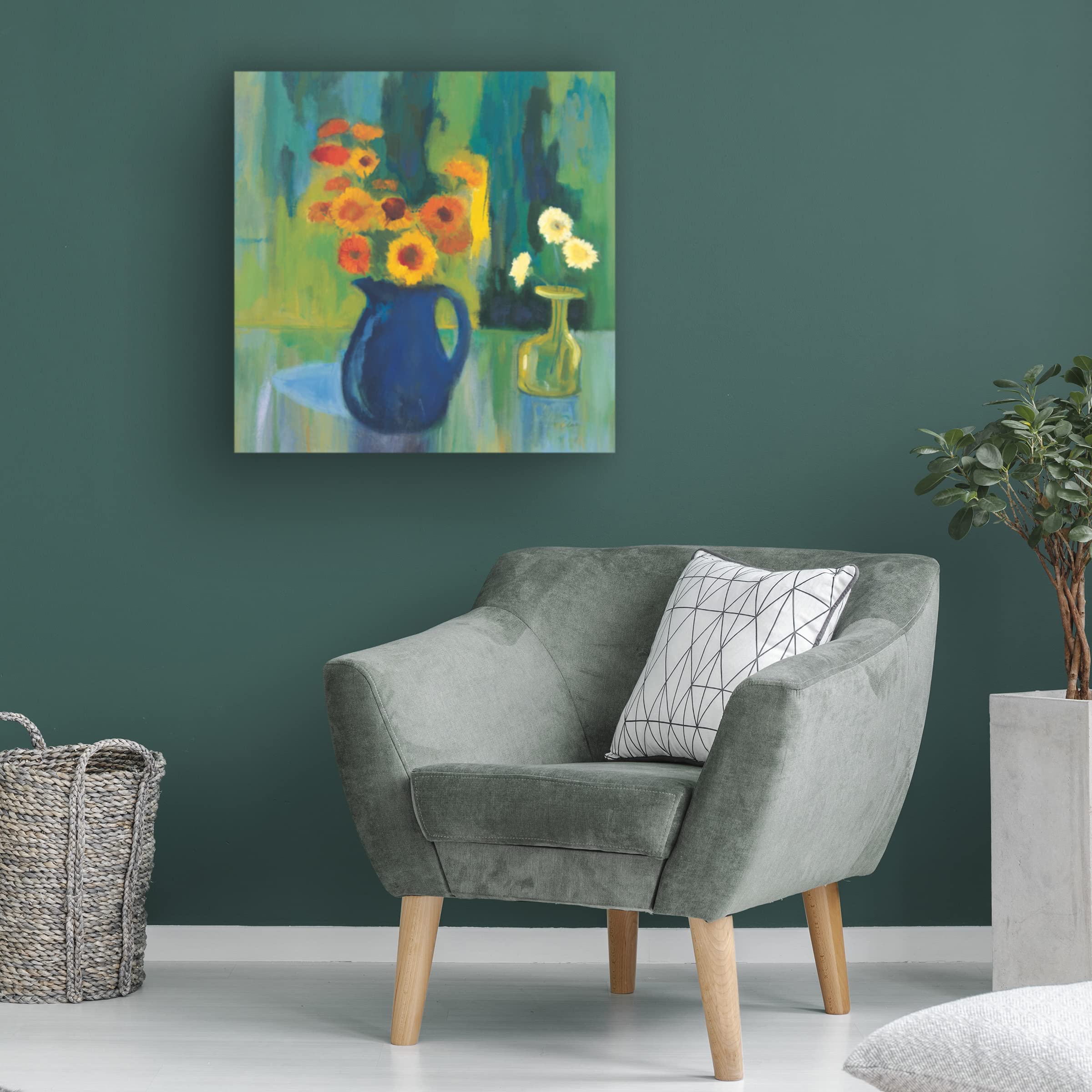Trademark Fine Art 'Pacific Bath I' Canvas Wall Art by Studio Mousseau - Coastal Beach Decor for Living Room, Bedroom & Bathroom