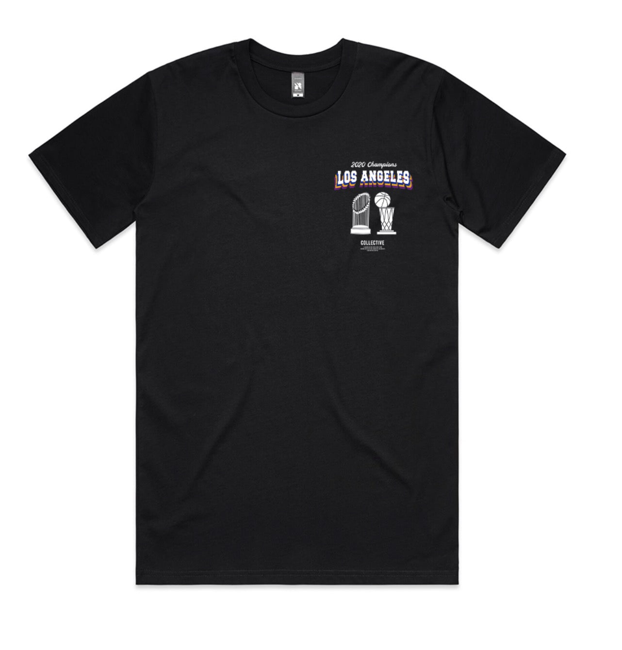 Lakers x Dodgers 2020 Championship T-Shirt - Black | NBA & MLB Fan Apparel | Game Day, Sports Events & Casual Wear