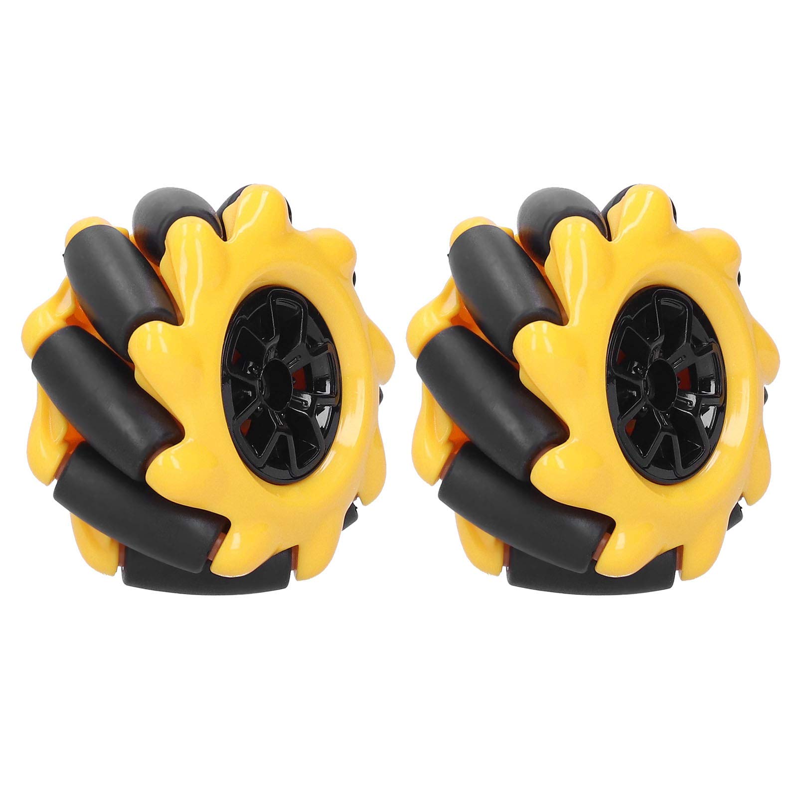 **Mecanum Wheels 48mm (1 Pair) - Left & Right Omni-Directional Wheels for Smart Robot Cars, DIY Toys, and Robotics Projects - Perfect for Omni-Directional Movement in RC Cars, STEM Kits, and Automation Systems**