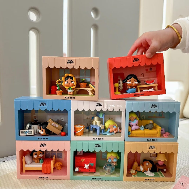 Crybaby Sad Club Series Complete Set - Limited Edition Collectible Figures for Anime Fans | Perfect for Display, Gifts, and Themed Collections