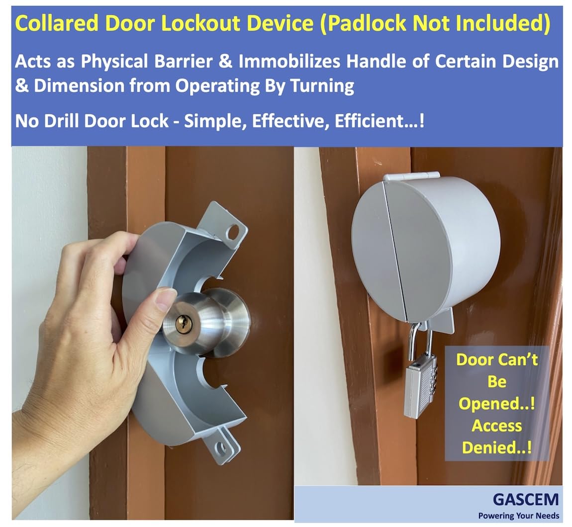 Childproof Door Knob Lock - Secure Handle Cover for Home Safety