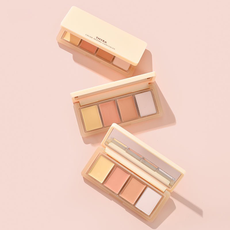 THYRA COLOR MIXING CONCEALER - Full Coverage Liquid Makeup for Dark Circles & Blemishes - Perfect for Everyday Makeup & Professional Contouring