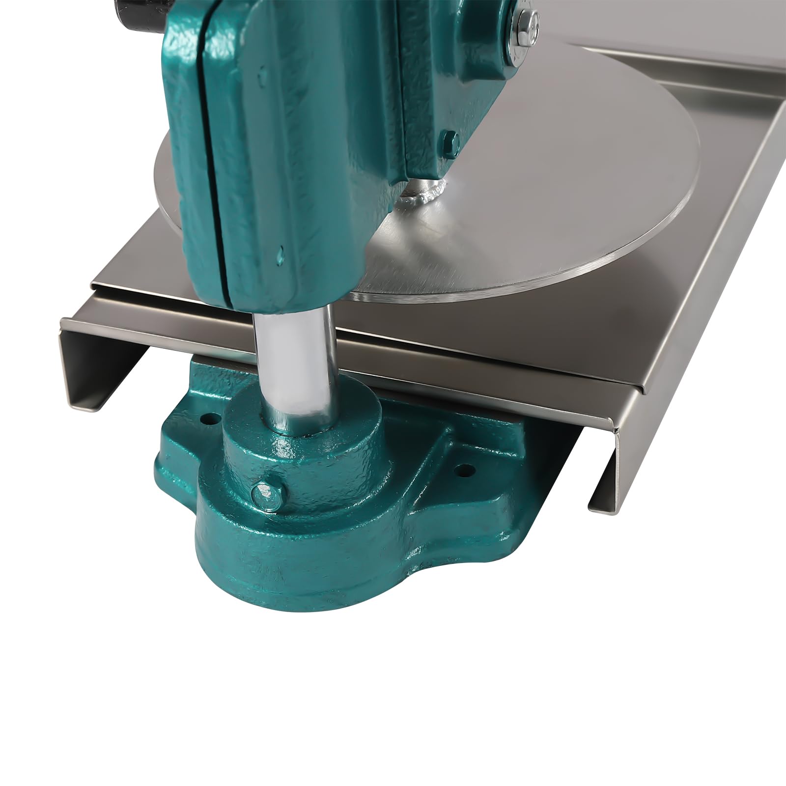 Manual Pizza Dough Press Machine with Pulling Plate & Support Plate - Professional Pizza Dough Roller, Sheeter & Crust Press for Homemade Pizza Making - Perfect for Restaurants, Pizzerias & Home Kitchens