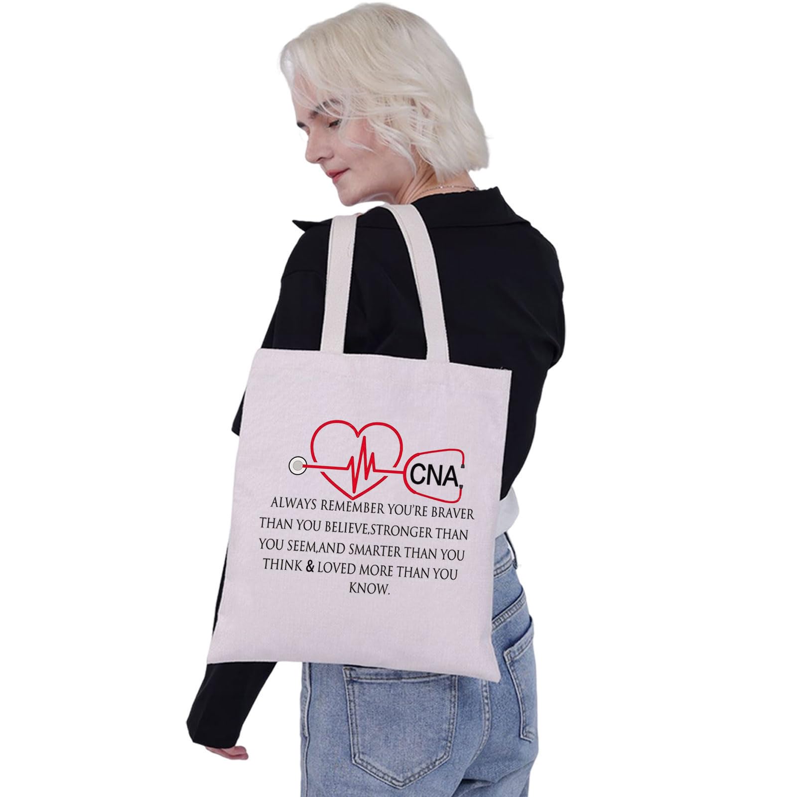 **Premium CNA Gifts for Women - Nurse & Doctor Appreciation Stethoscope Makeup Bag, Zippered Travel Tote Bag for Nursing Students & Professionals - Perfect for Work, School & Travel**