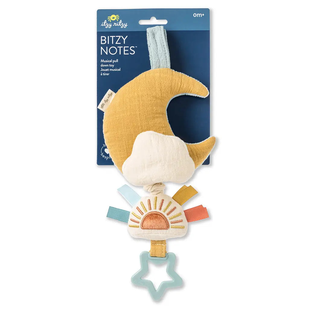 Cloud & Sun Bitzy Notes™ Musical Pull Down Toy - Fun Interactive Baby Toy for Sensory Play & Early Learning - Perfect for Nursery, Playtime & Developmental Activities
