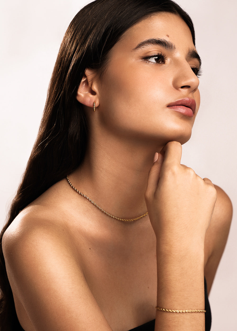 14K Gold Rope Chain Necklace for Women - Dainty & Elegant Jewelry Gift for Her - Perfect for Everyday Wear, Date Night & Special Occasions