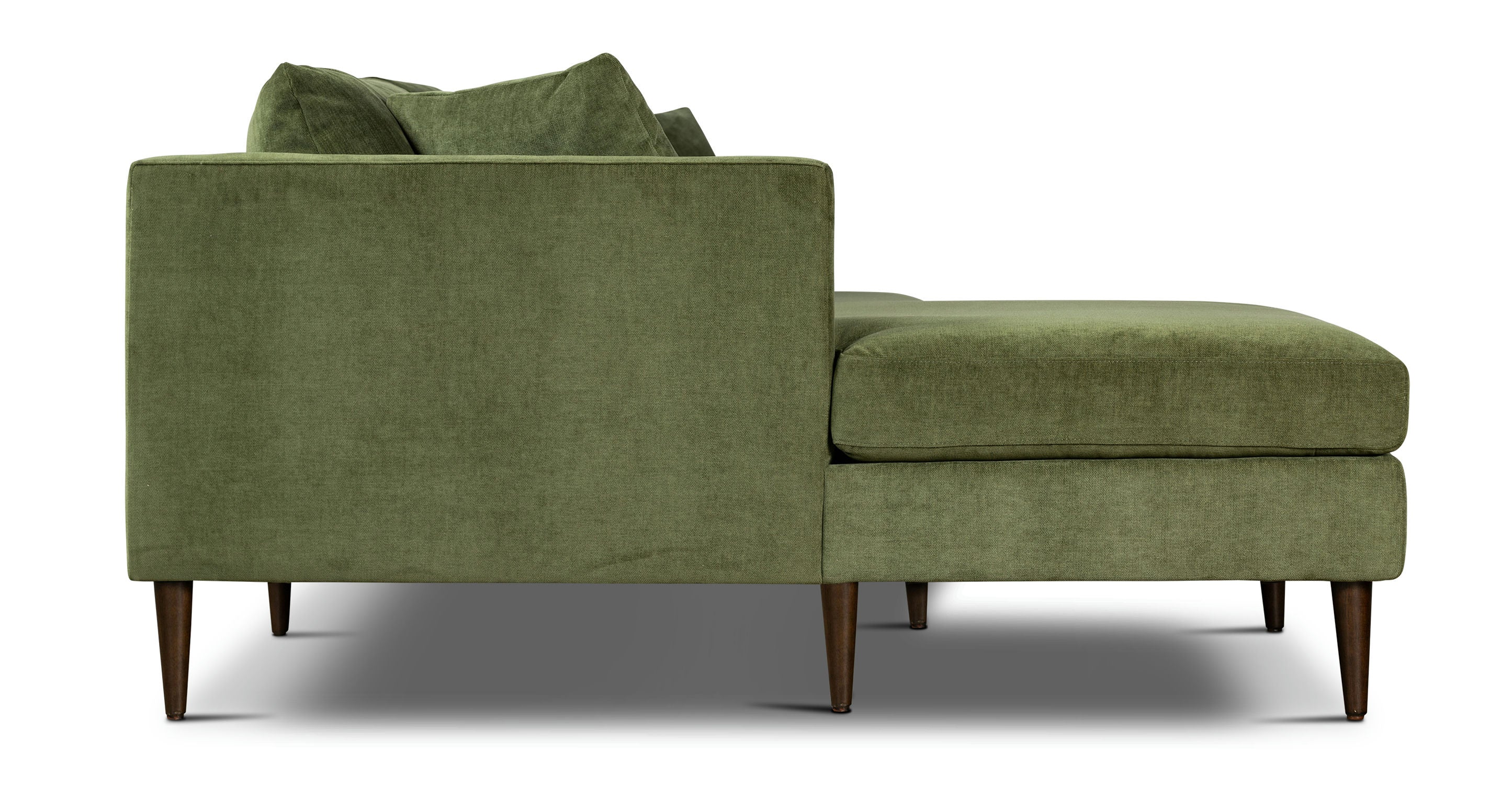 Lucerne Left Facing Sectional Sofa with Extra Wide Chaise Lounge - Modern L-Shaped Couch for Living Room, Family Room & Home Theater