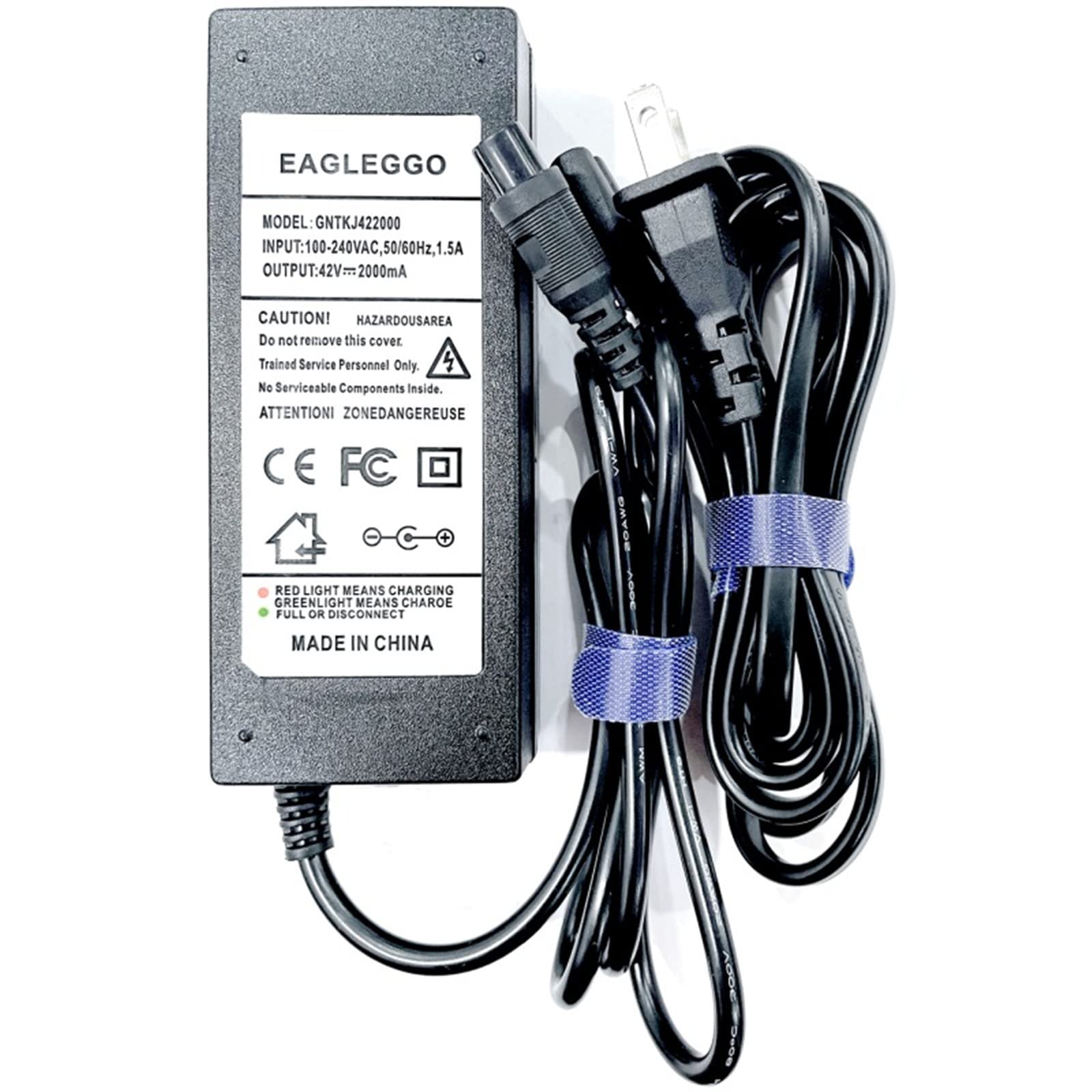 42V 3-Prong Inline Battery Charger for 36V Pocket Mod & Sports Mod Dirt Quad - Compatible with Millet Electric Scooter - Perfect for Off-Road Adventures & Urban Commuting