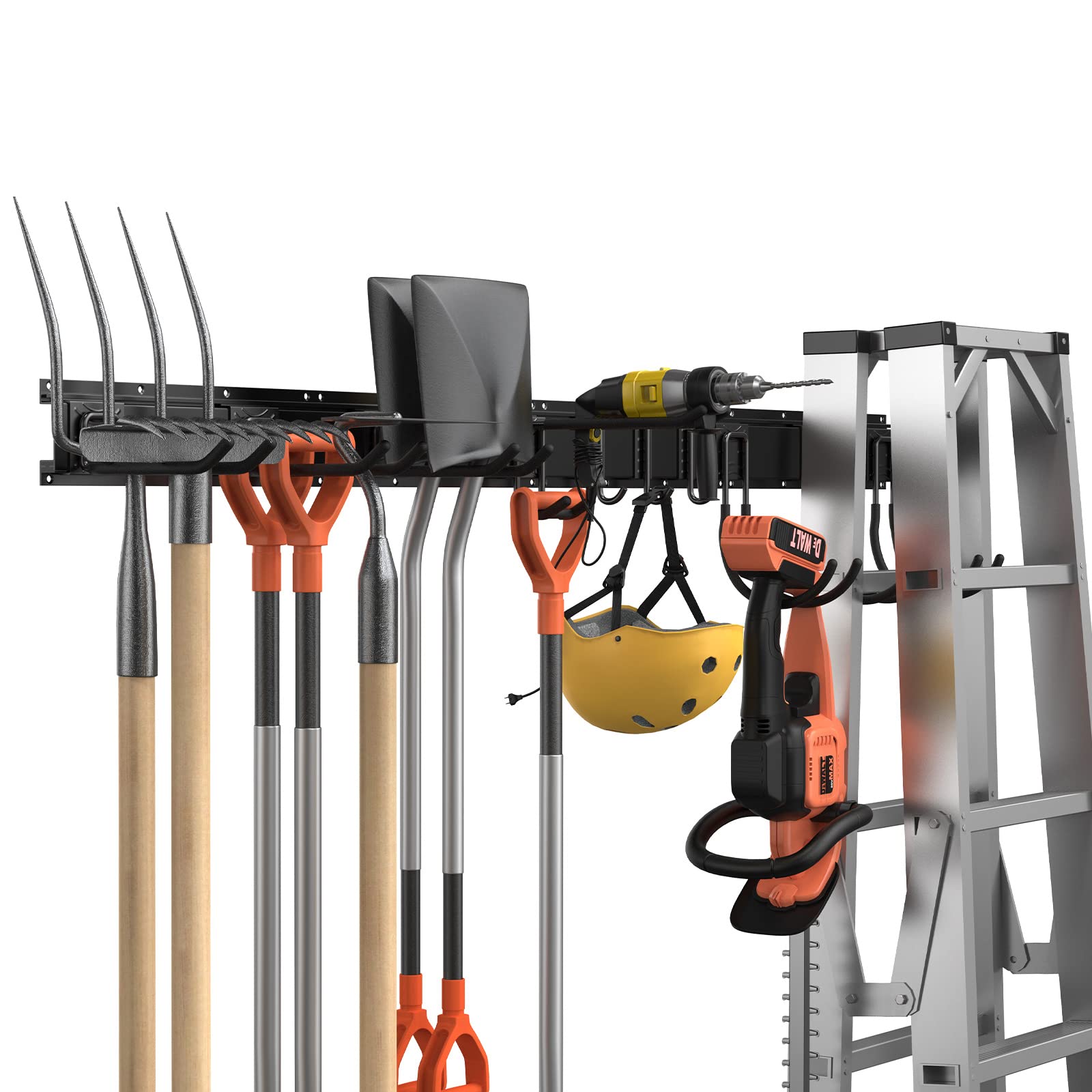 14-Piece Heavy Duty Steel Tool Storage Rack - 64