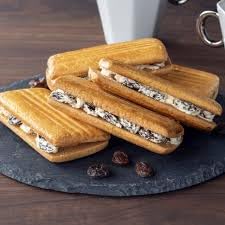 Bourbon Ninjapo Gateau Raisins 3.0oz (3 Pack) - Japanese Soft Sandwich Cookies - Perfect for Snacking, Gifts & Tea Time