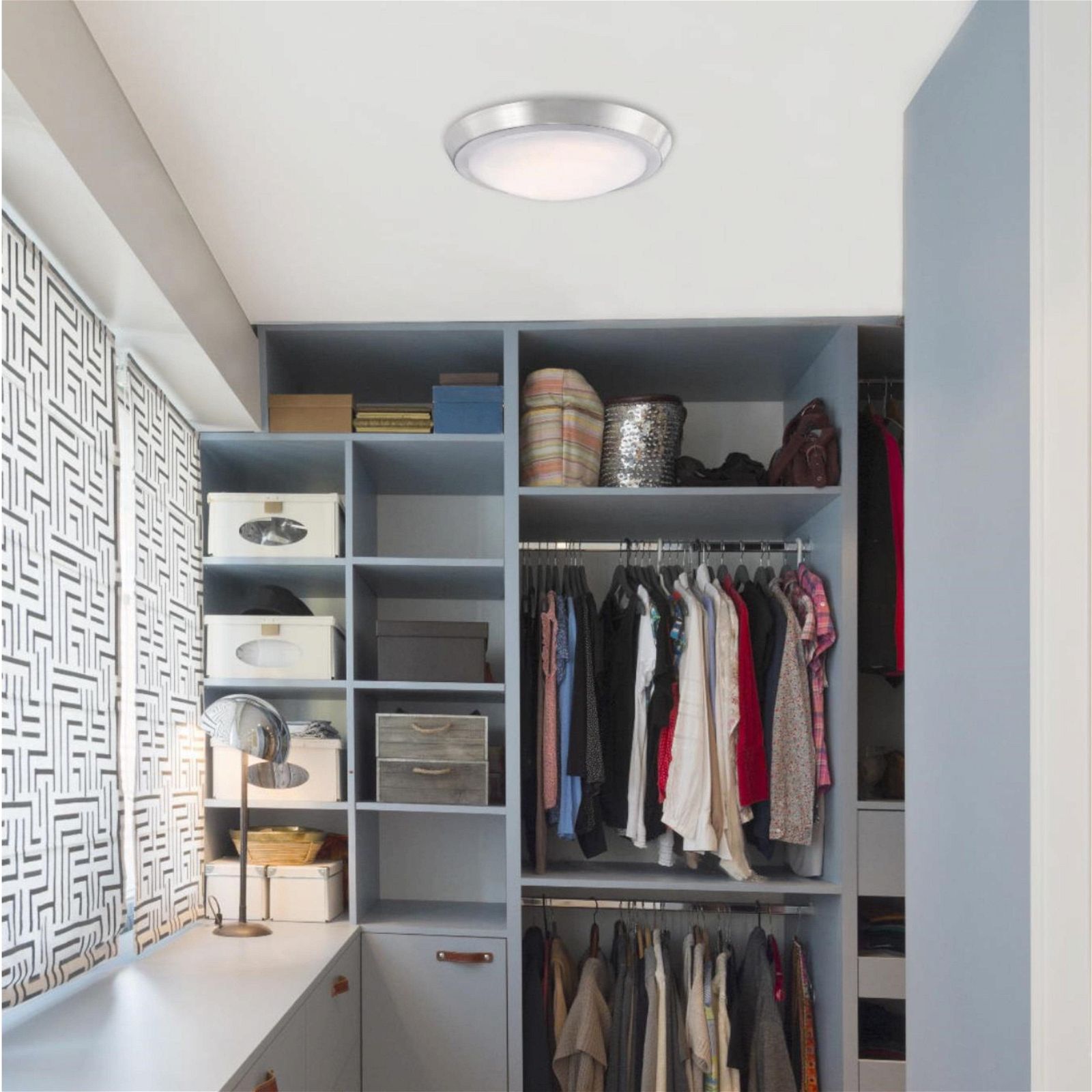 Westinghouse Gleam Ceiling Light - Modern LED Flush Mount Fixture for Bedroom, Kitchen & Living Room Lighting