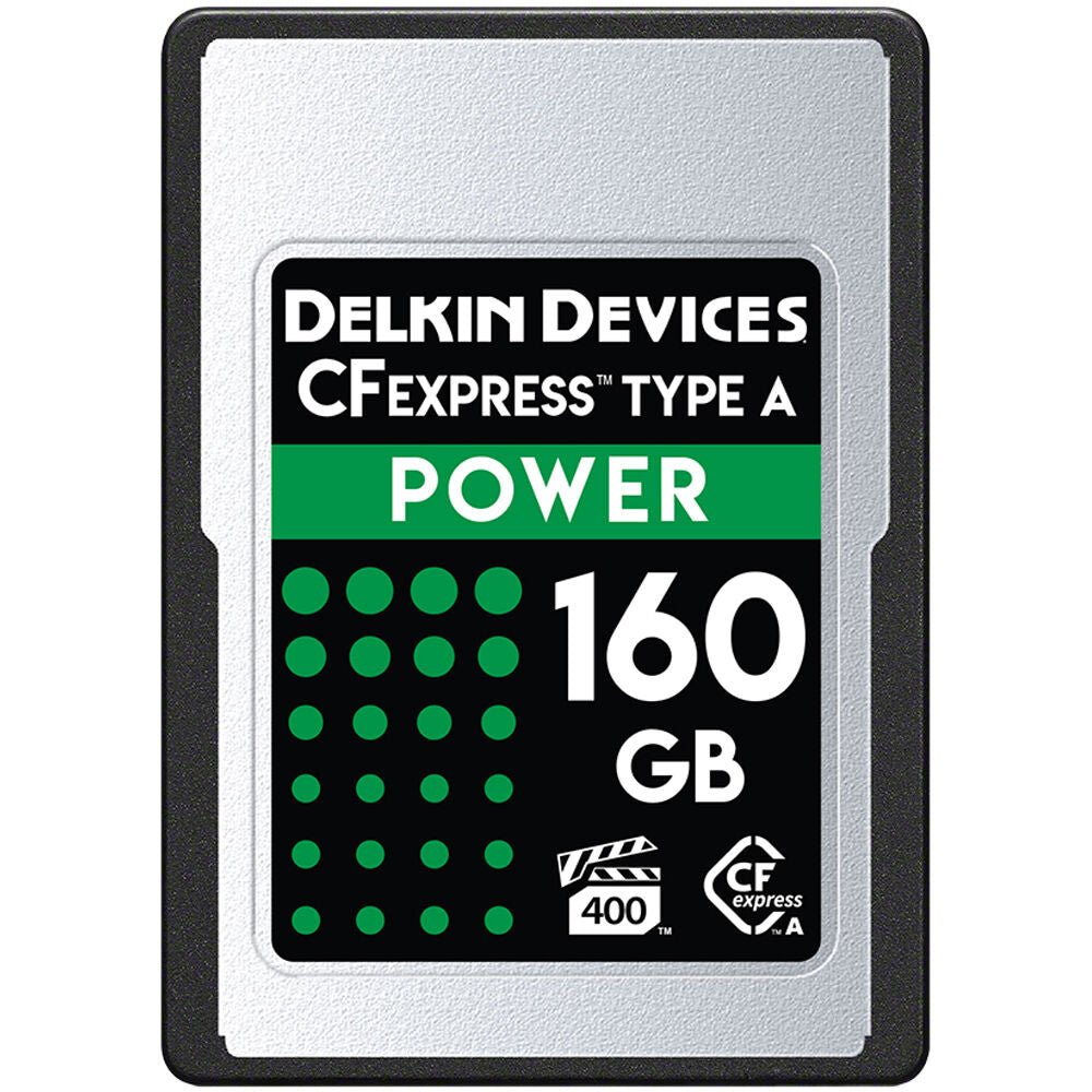 DELKIN CFexpress Type B Memory Card 160GB - High-Speed Storage for Professional Cameras, 4K/8K Video & Photography