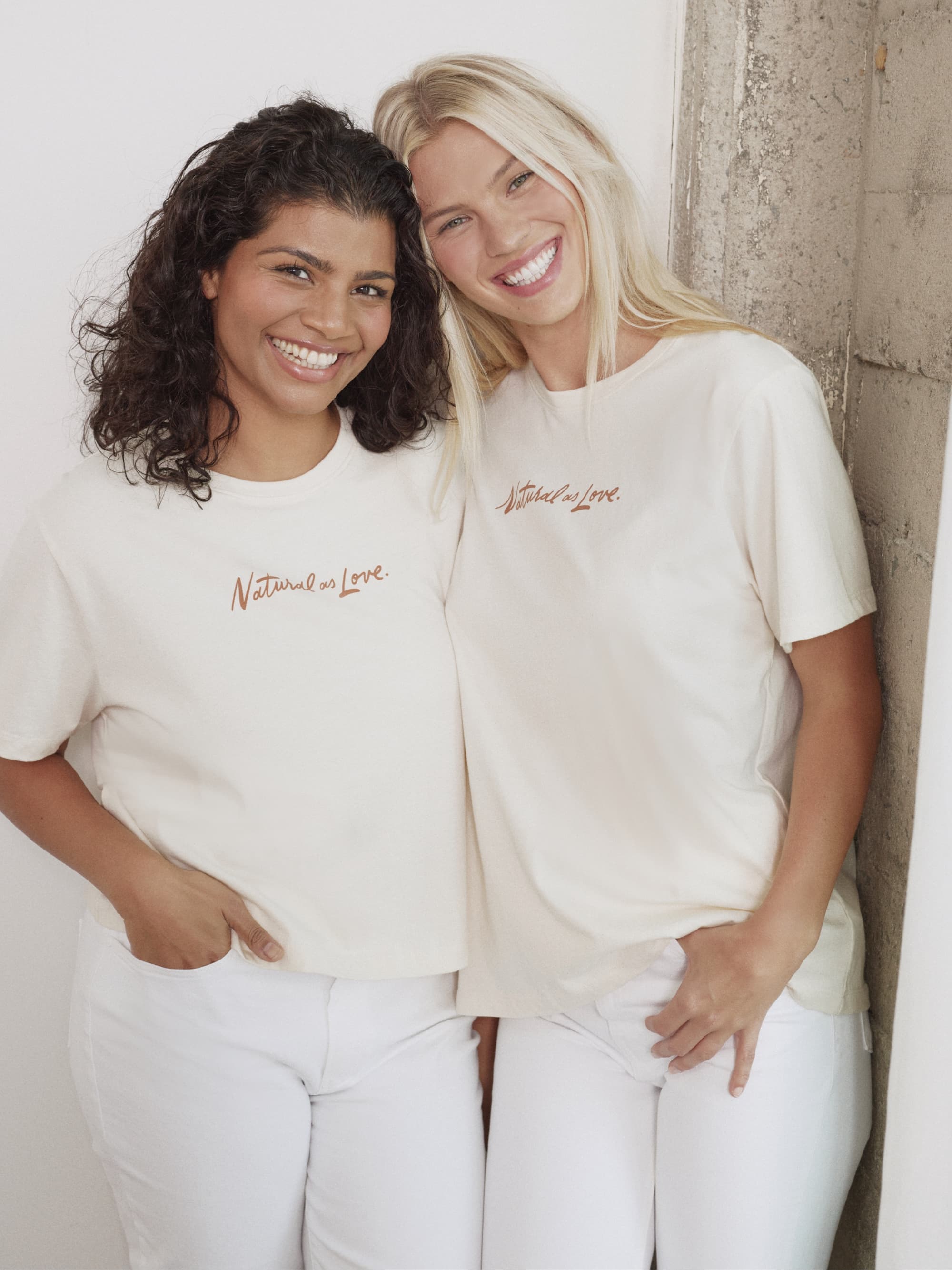 Natural As Love Organic Cotton T-Shirt for Women | Eco-Friendly Casual Tee | Perfect for Everyday Wear & Sustainable Fashion