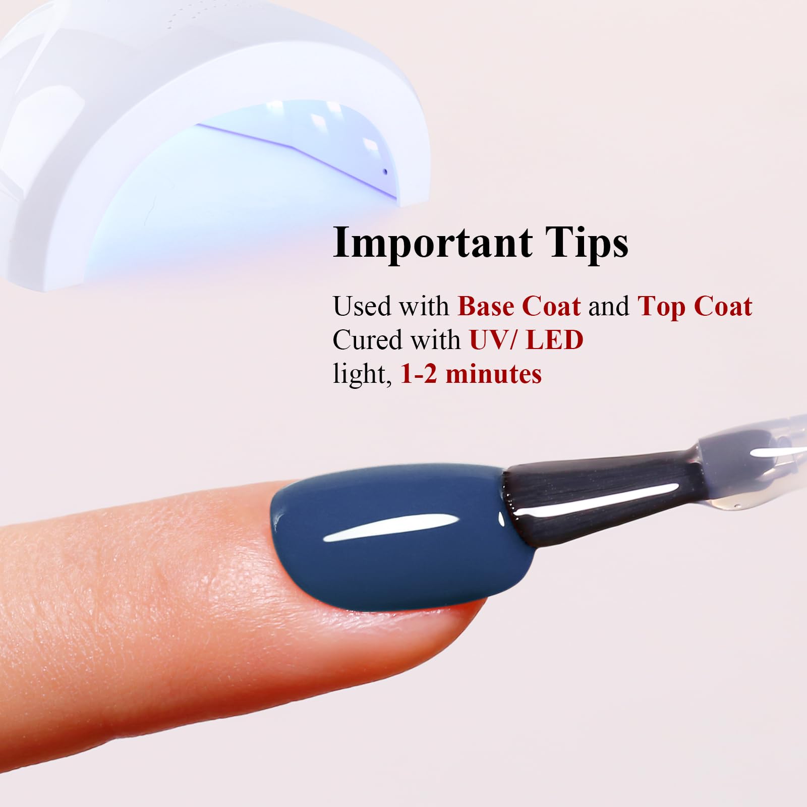 Blue Borealis Gel Polish - 0.5 Fl Oz Soak Off UV LED Nail Polish for Autumn Winter Manicure | Salon Quality DIY Nail Art Starter Kit | Perfect for Home Use, Professional Salons & Gift Giving