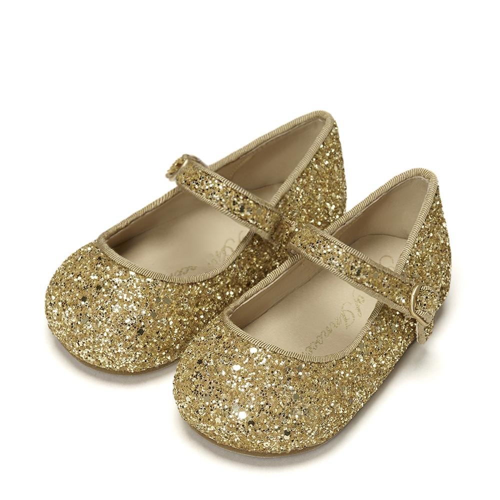 Eva Glitter Gold Shoes for Women - Comfortable & Stylish Party Heels - Perfect for Weddings, Prom, Evening Events & Special Occasions
