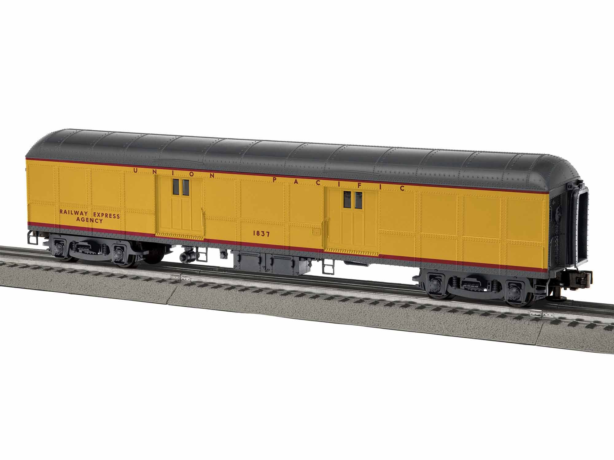 Lionel UP 60' Baggage Car Yellow - Model Train Accessory for Railroad Layouts & Collectors