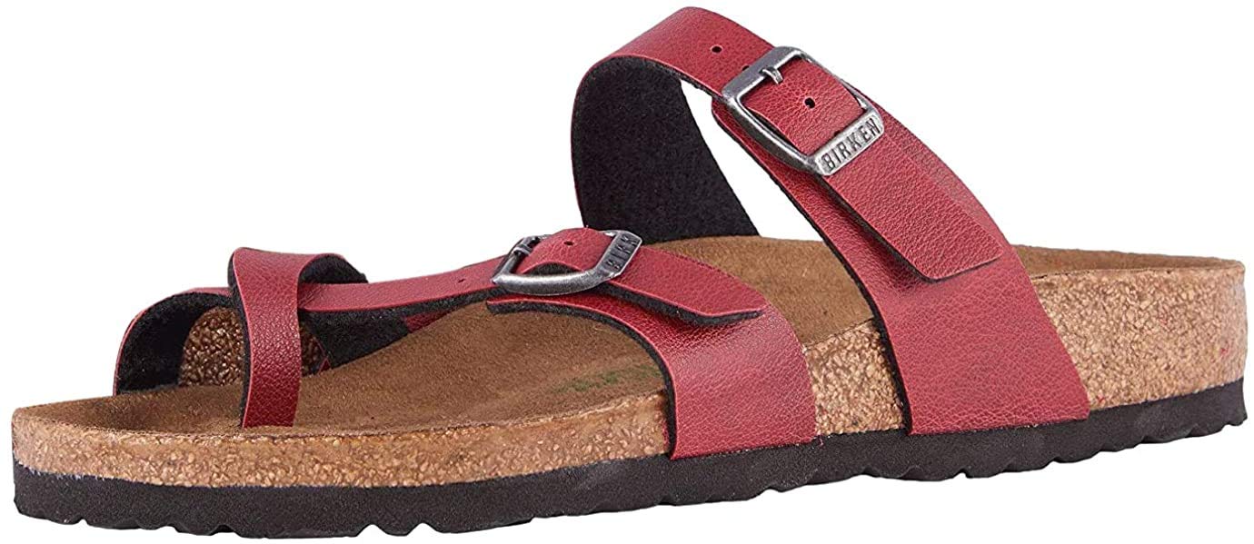 Birkenstock Women's Mayari Sandals - Comfortable Adjustable Straps Cork Footbed Sandals for Walking, Beach, Travel & Casual Outfits