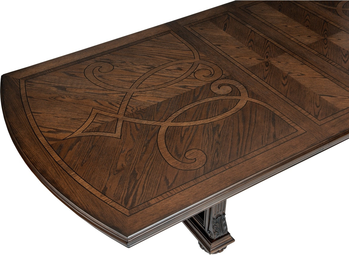 Bergen Solid Wood Dining Room Table - Modern Farmhouse Style for Kitchen & Dining Area | Perfect for Family Gatherings & Entertaining Guests