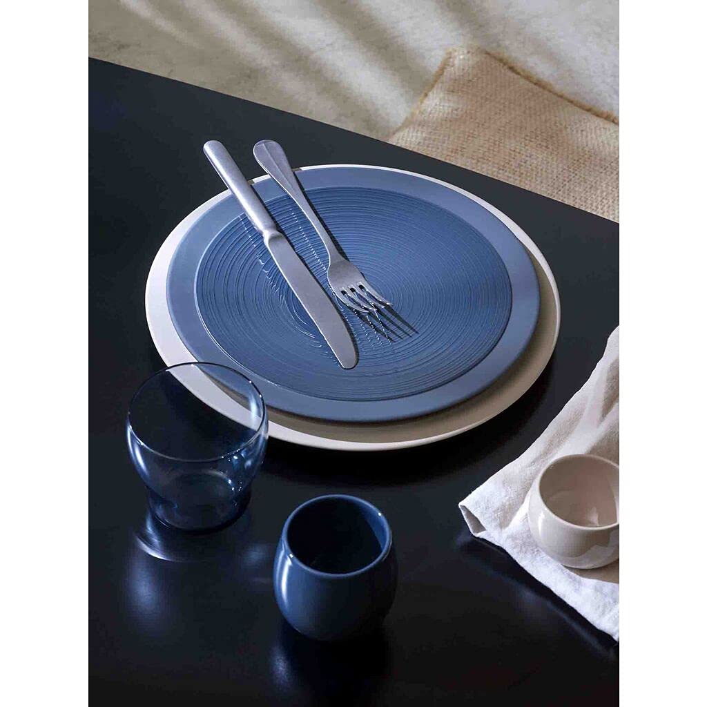 Luxury French Salad Plate Set - Bahia Collection - Set of 4 Elegant Dinnerware - Perfect for Fine Dining, Wedding Gifts & Home Decor