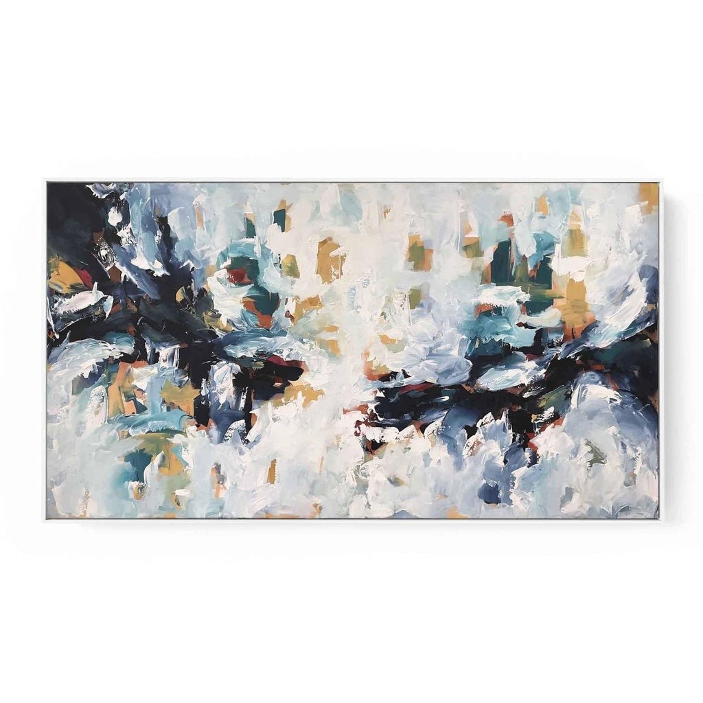 The Storm Within - Original Handmade Abstract Painting for Home & Office Wall Decor | Perfect for Living Room, Bedroom, or Office Space
