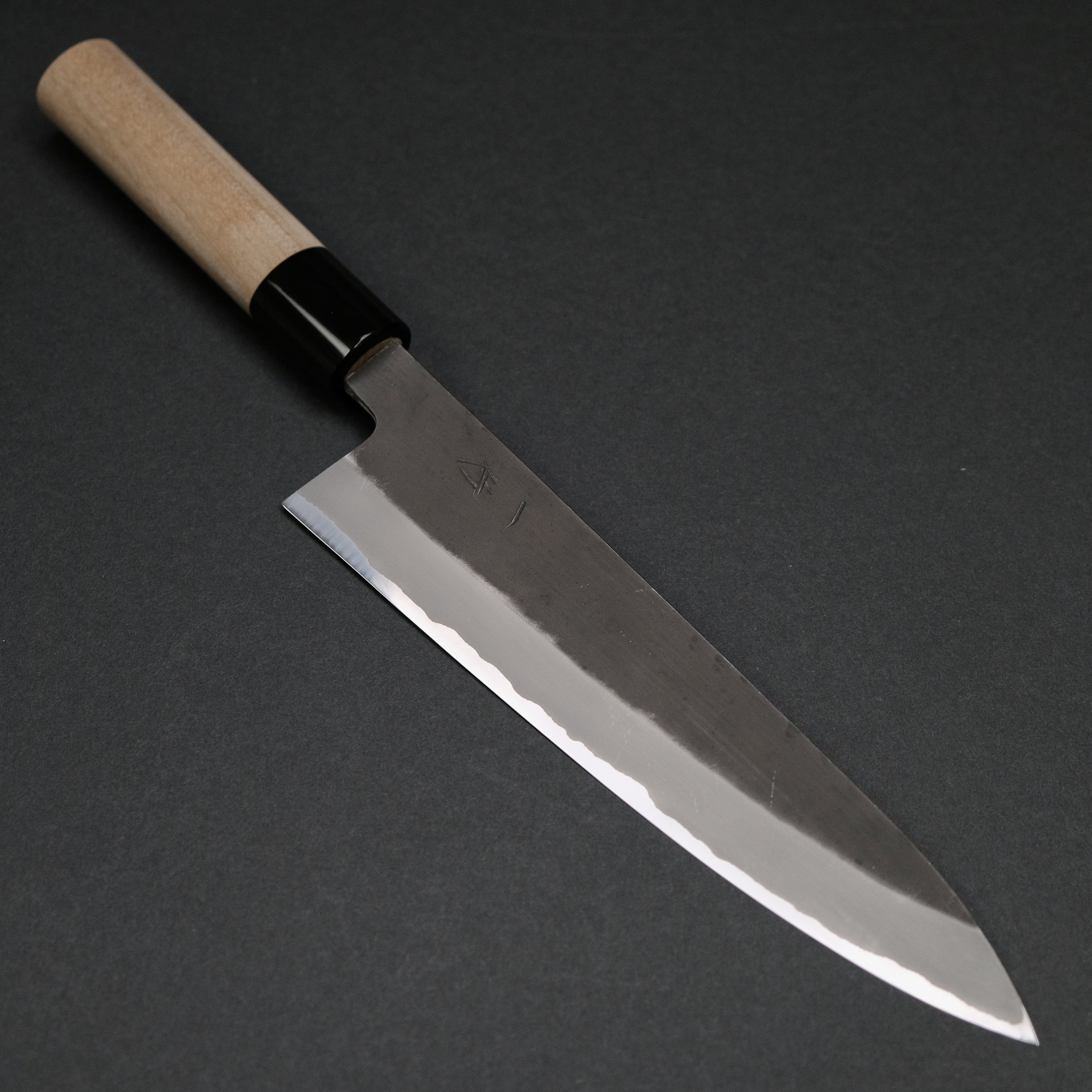 Hitohira Hinode Kurouchi White #2 Stainless Clad Gyuto 210mm Japanese Chef Knife with Ho Wood Handle - Perfect for Slicing, Dicing & Precision Cooking