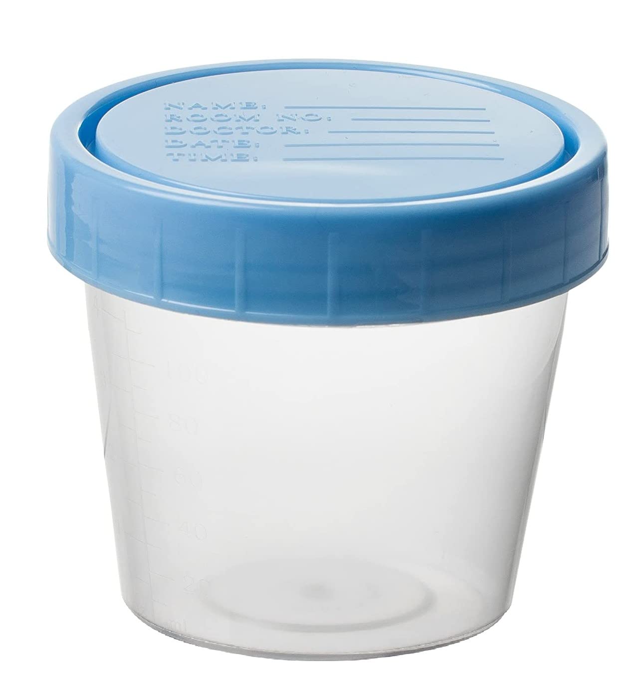 500 Pack 3.5oz Clear Specimen Cups with Leak-Proof Screw Lids - Non-Sterile Urine Sample Containers for Medical Testing, Lab Use, Home Health Checks - Safe Collection Jars for Pee, Stool & Semen Samples (Ideal for Doctor Offices, Hospitals & At-Home Test Kits)