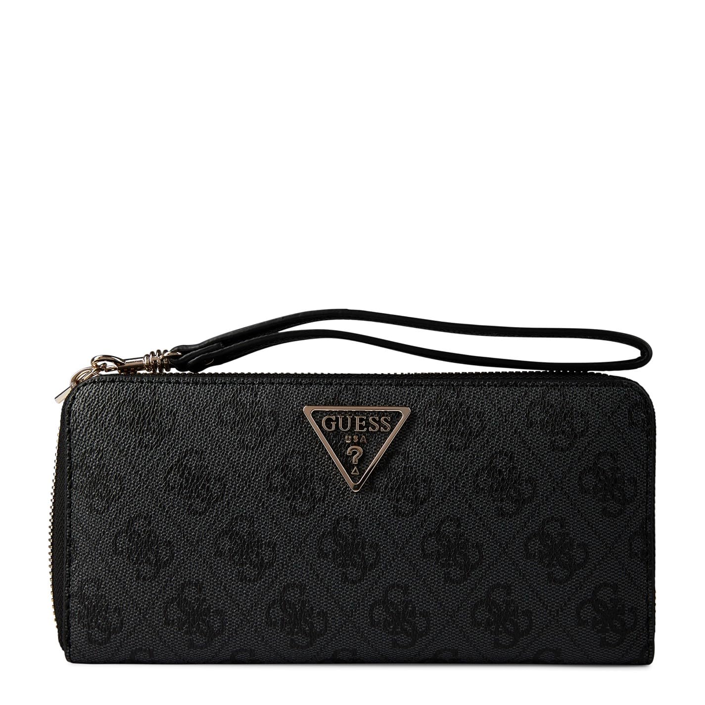 GUESS Women's Laurel Large Zip Around Wallet with Wristlet Strap - Convertible Clutch Purse for Everyday Use, Travel & Night Out