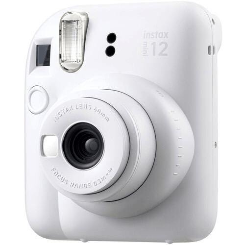 FUJIFILM INSTAX MINI 12 Instant Camera - Pink | Portable Instant Film Camera for Travel, Parties & Selfies | Mini Polaroid Camera with Auto Exposure & Built-in Selfie Mirror