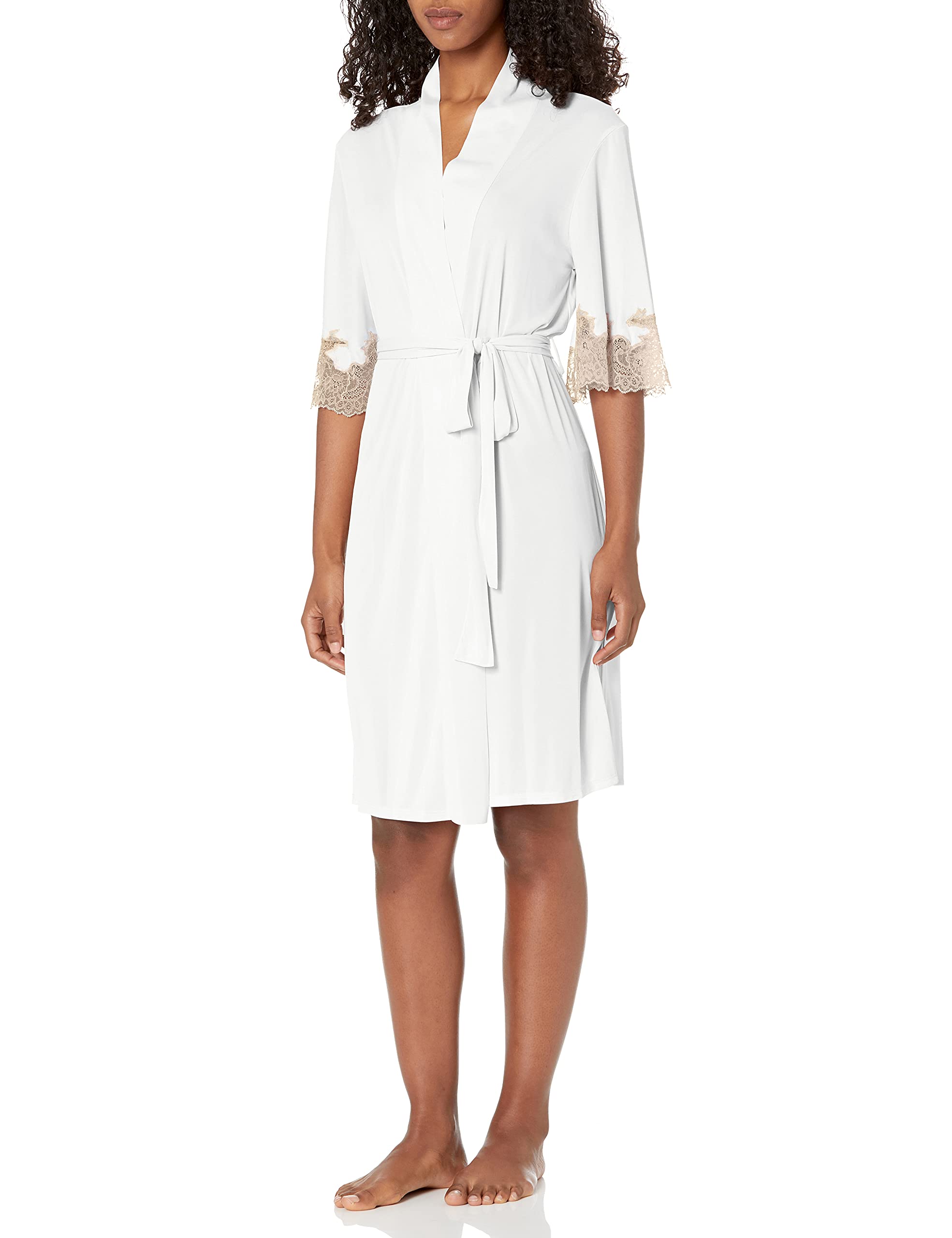 Natori Women's Enchant Slinky Robe - Soft & Luxurious Loungewear for Spa, Bridal & Relaxation at Home