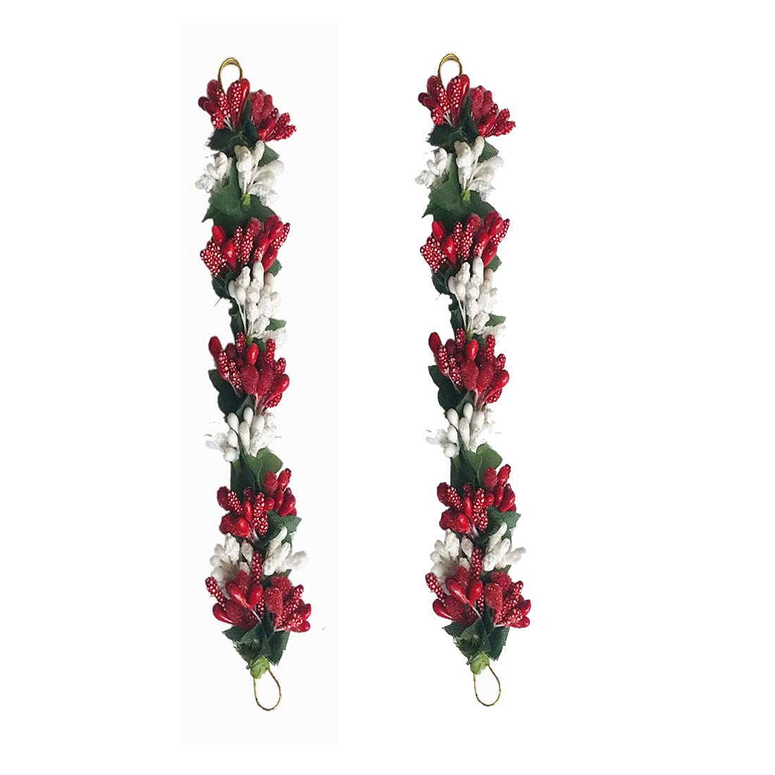 Arooman™ Floral Hair Gajra for Girls - Traditional Indian Hair Accessories for Weddings & Parties (Pack of 1, Multicolor) - Perfect for Bridal Hairstyles, Festivals & Special Occasions