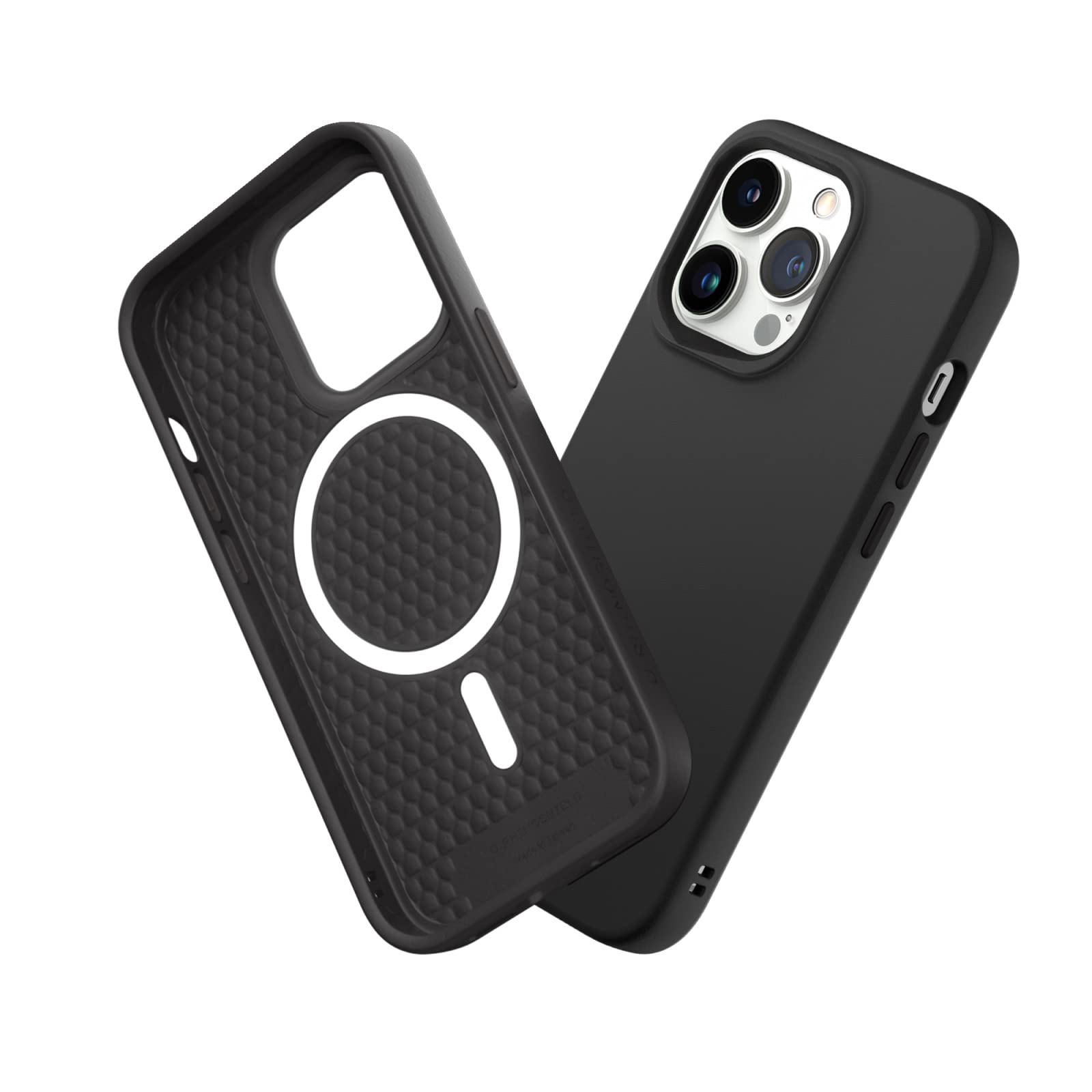 RhinoShield iPhone 13 Pro Case | SolidSuit with MagSafe - Slim Shockproof Protective Cover with Premium Finish - 3.5m Drop Protection - Classic Black - Perfect for Daily Use, Travel & Outdoor Activities